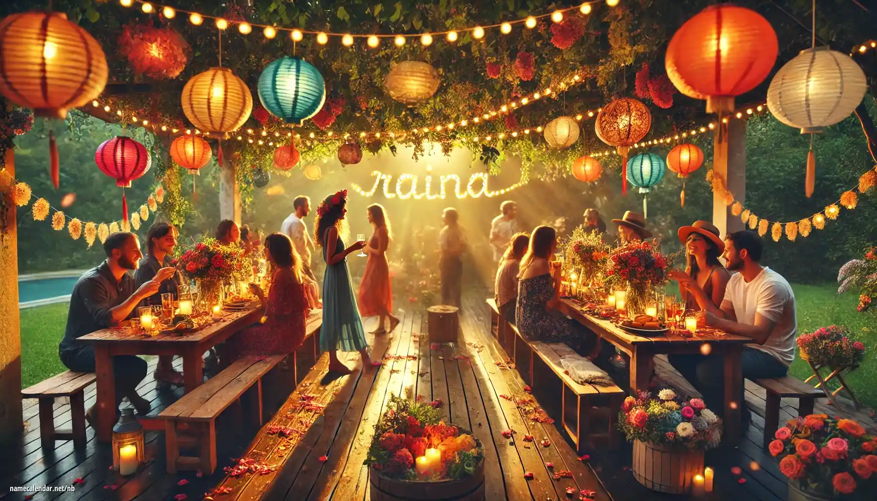 Feiring av navnedag og navn - Raina