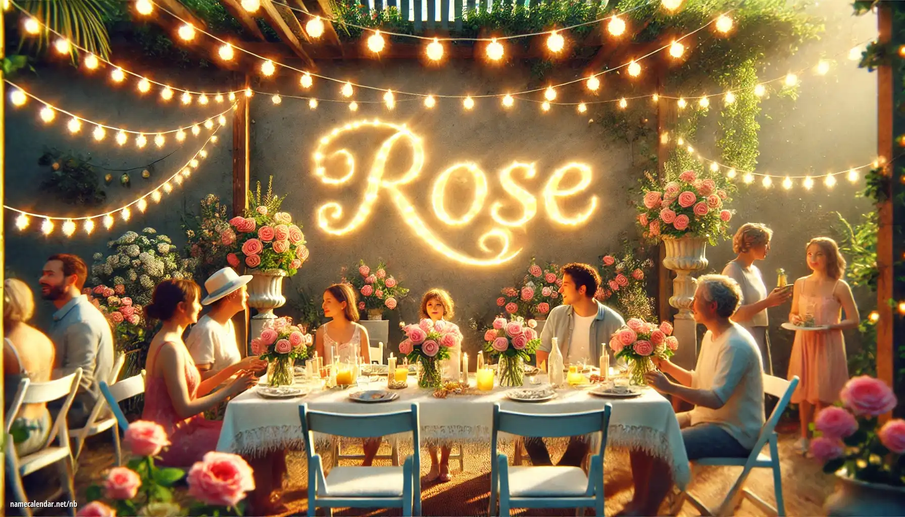 Feiring av navnedag og navn - Rose