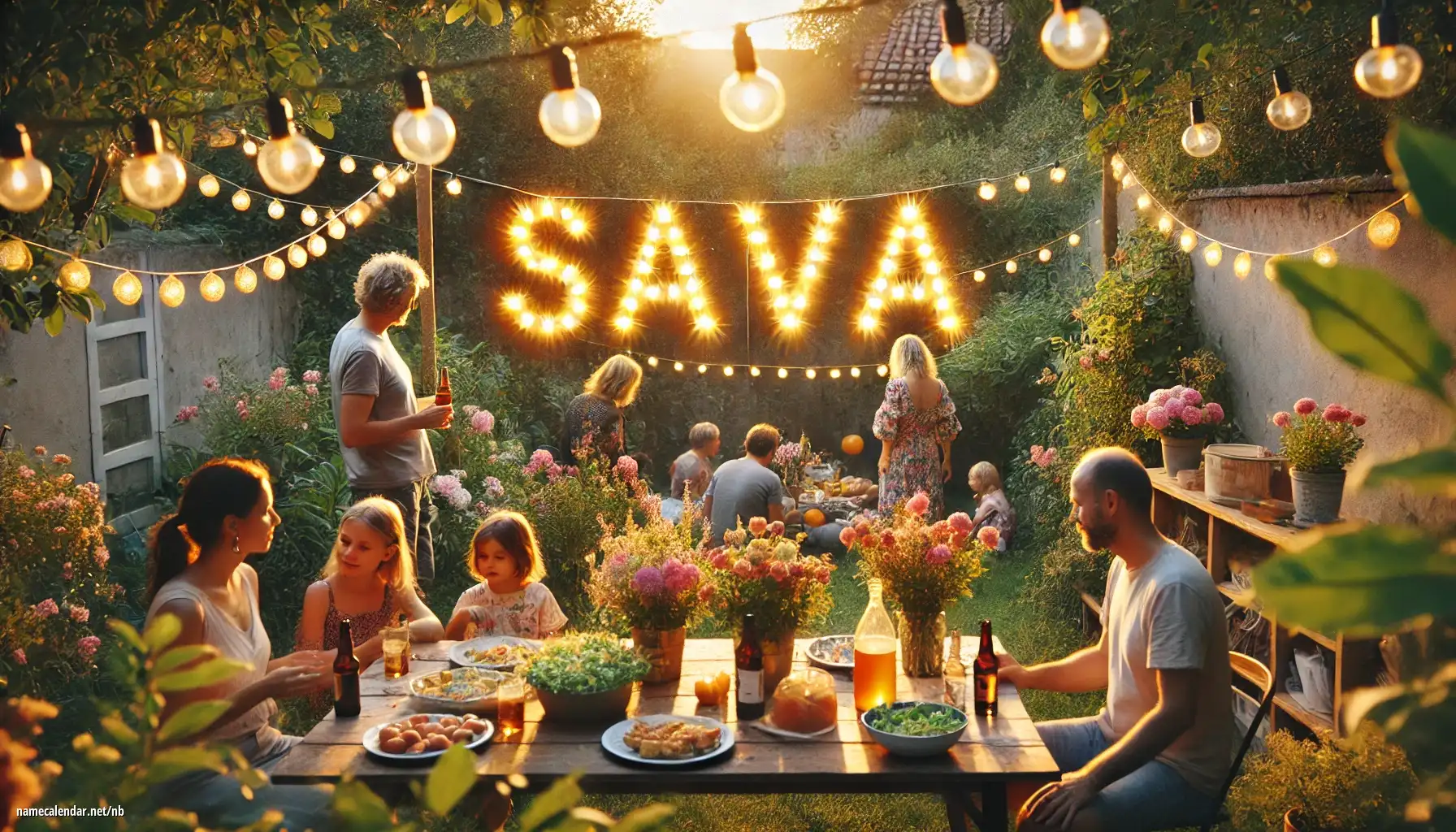 Feiring av navnedag og navn - Sáva