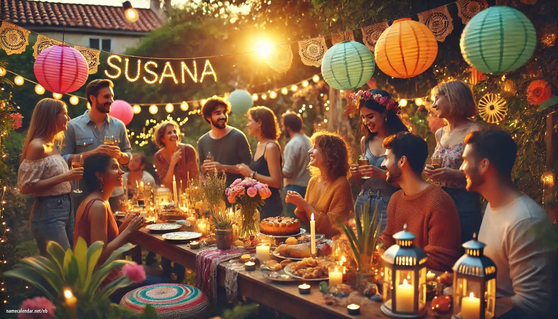 Feiring av navnedag og navn - Susana