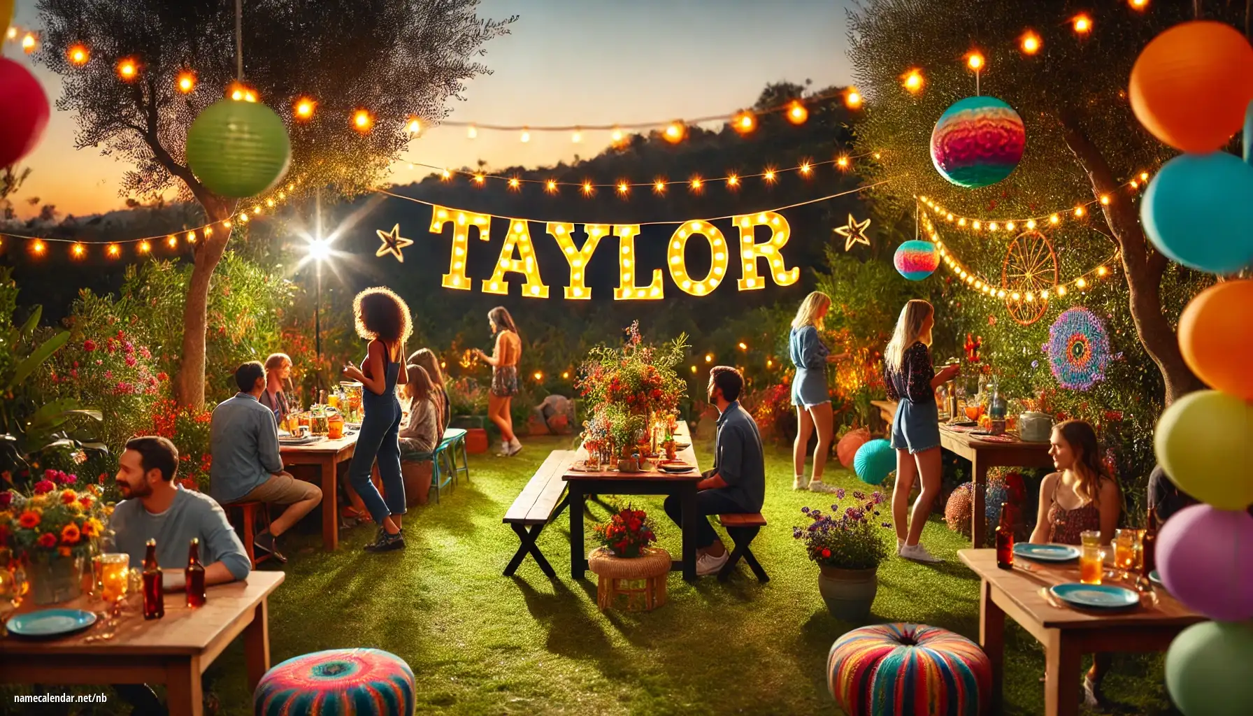 Feiring av navnedag og navn - Taylor