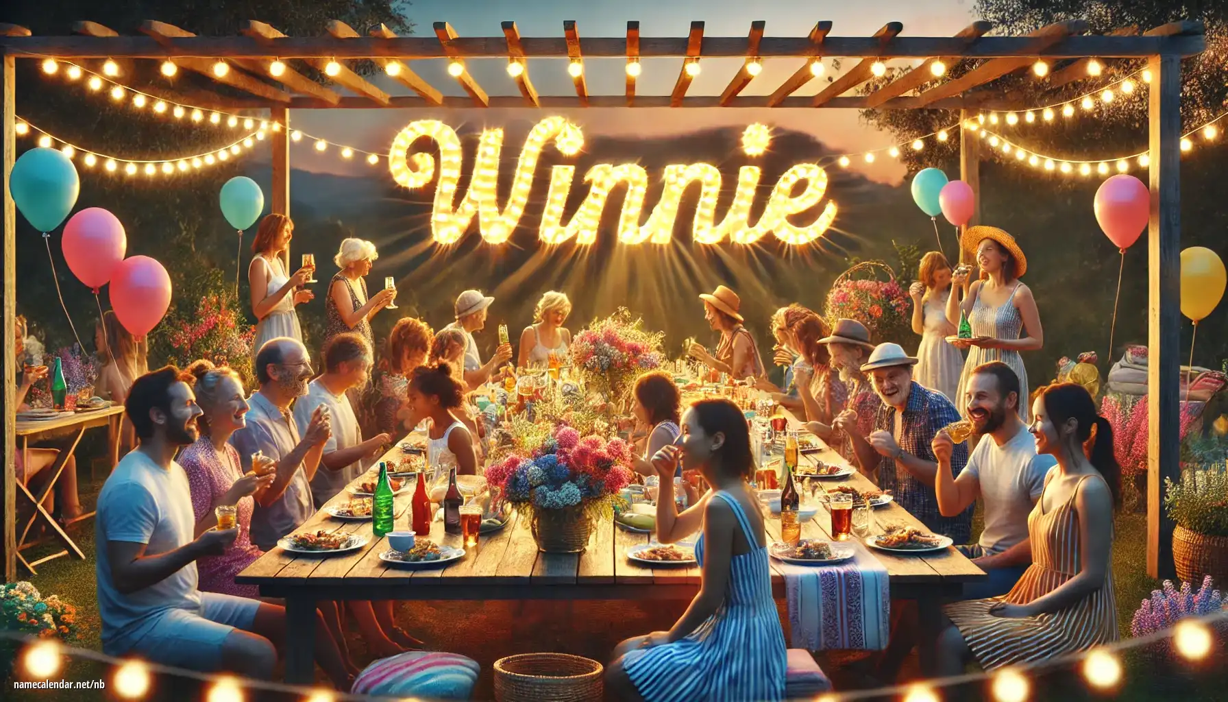 Feiring av navnedag og navn - Winnie