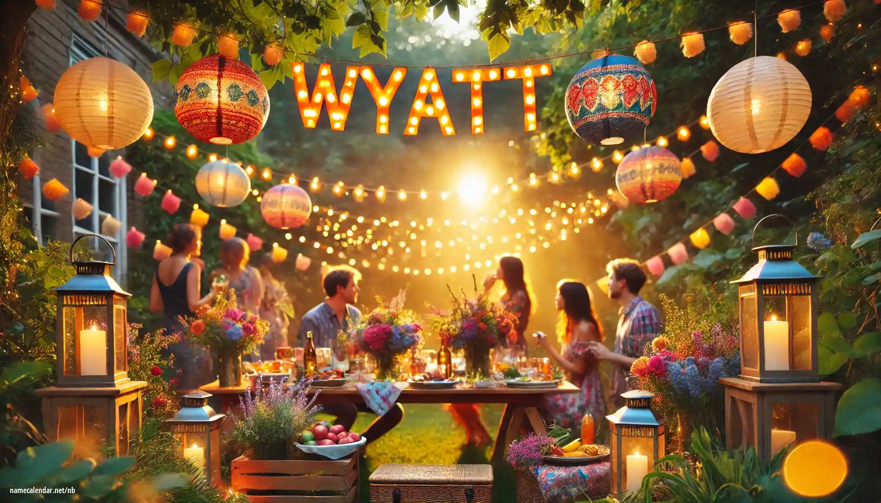 Feiring av navnedag og navn - Wyatt