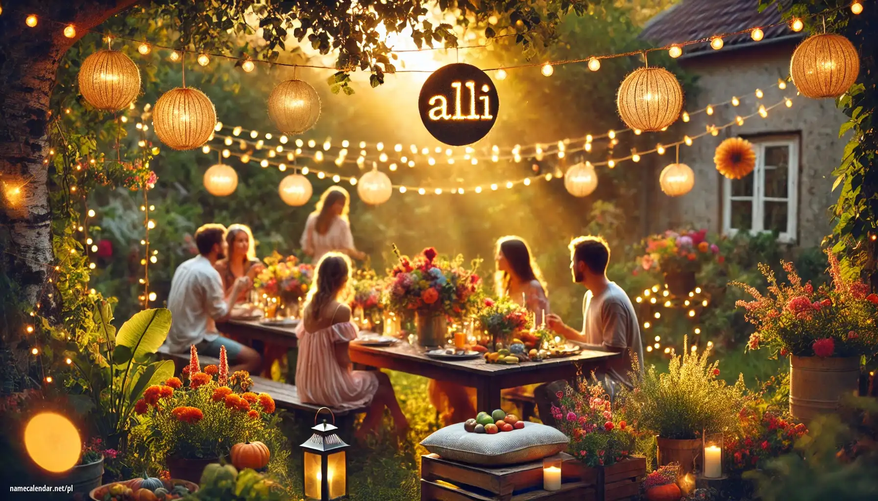 Uroczystość imieninowa i imieninowa - Alli