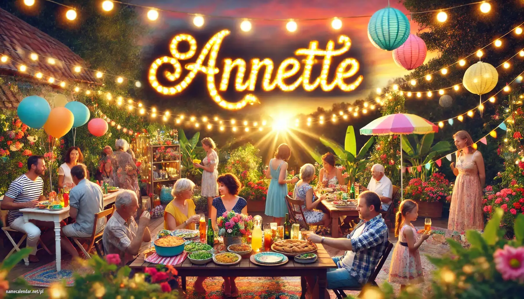 Uroczystość imieninowa i imieninowa - Annette