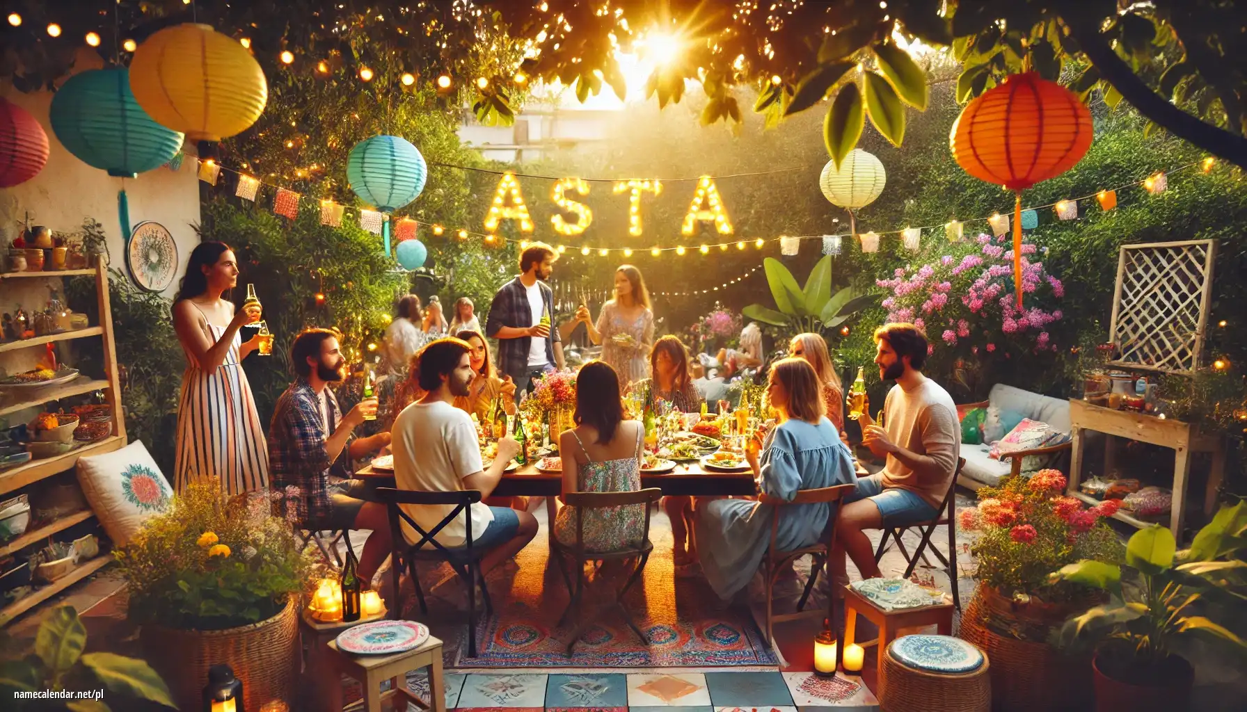 Uroczystość imieninowa i imieninowa - Åsta