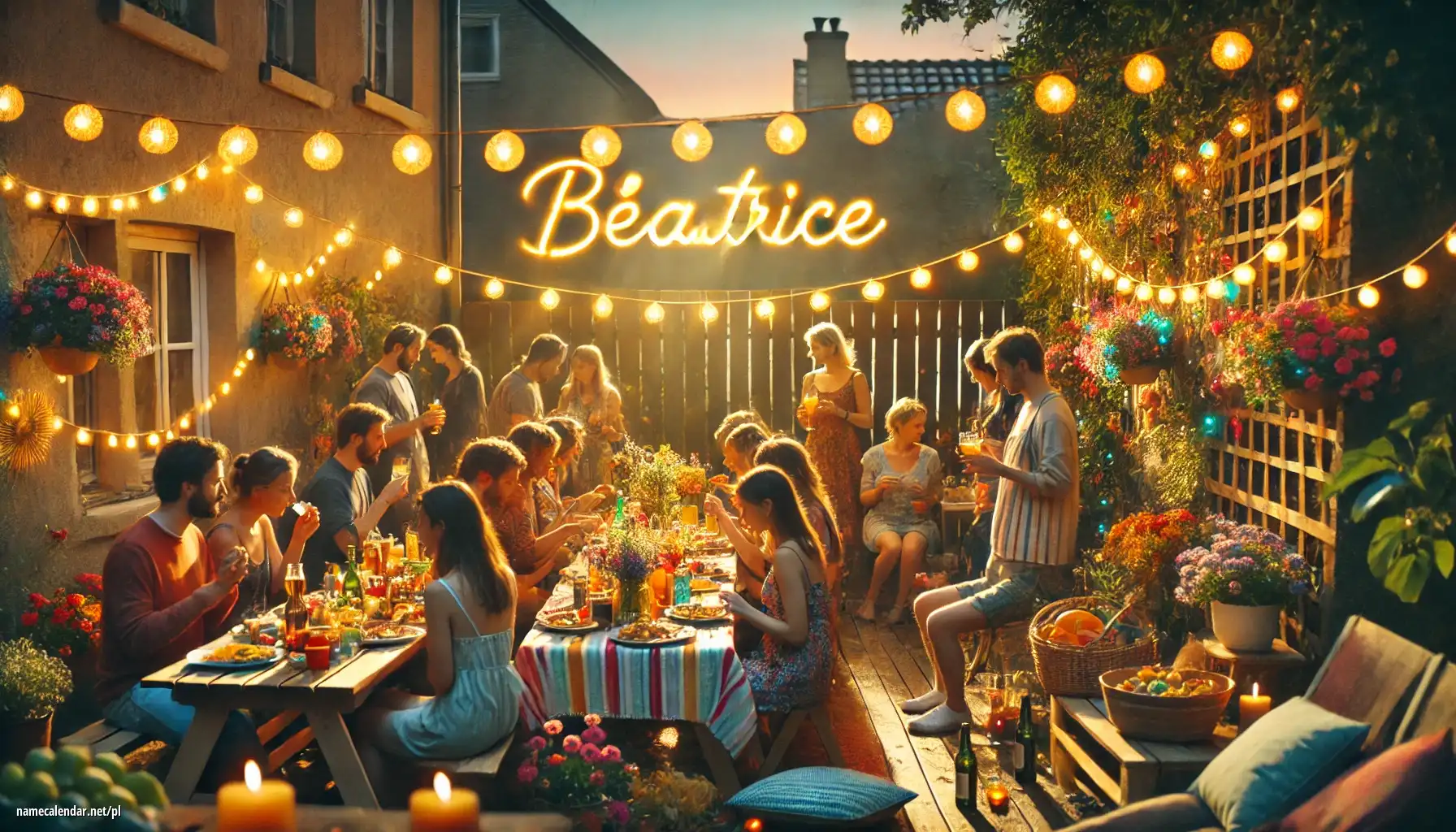 Uroczystość imieninowa i imieninowa - Béatrice
