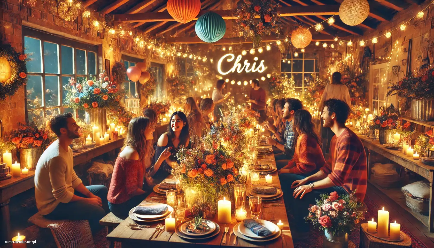 Uroczystość imieninowa i imieninowa - Chris