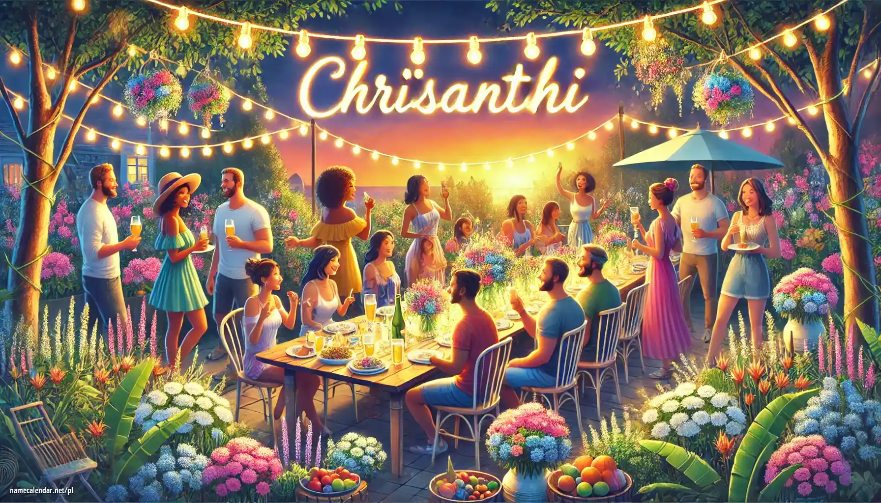 Uroczystość imieninowa i imieninowa - Chrisanthi