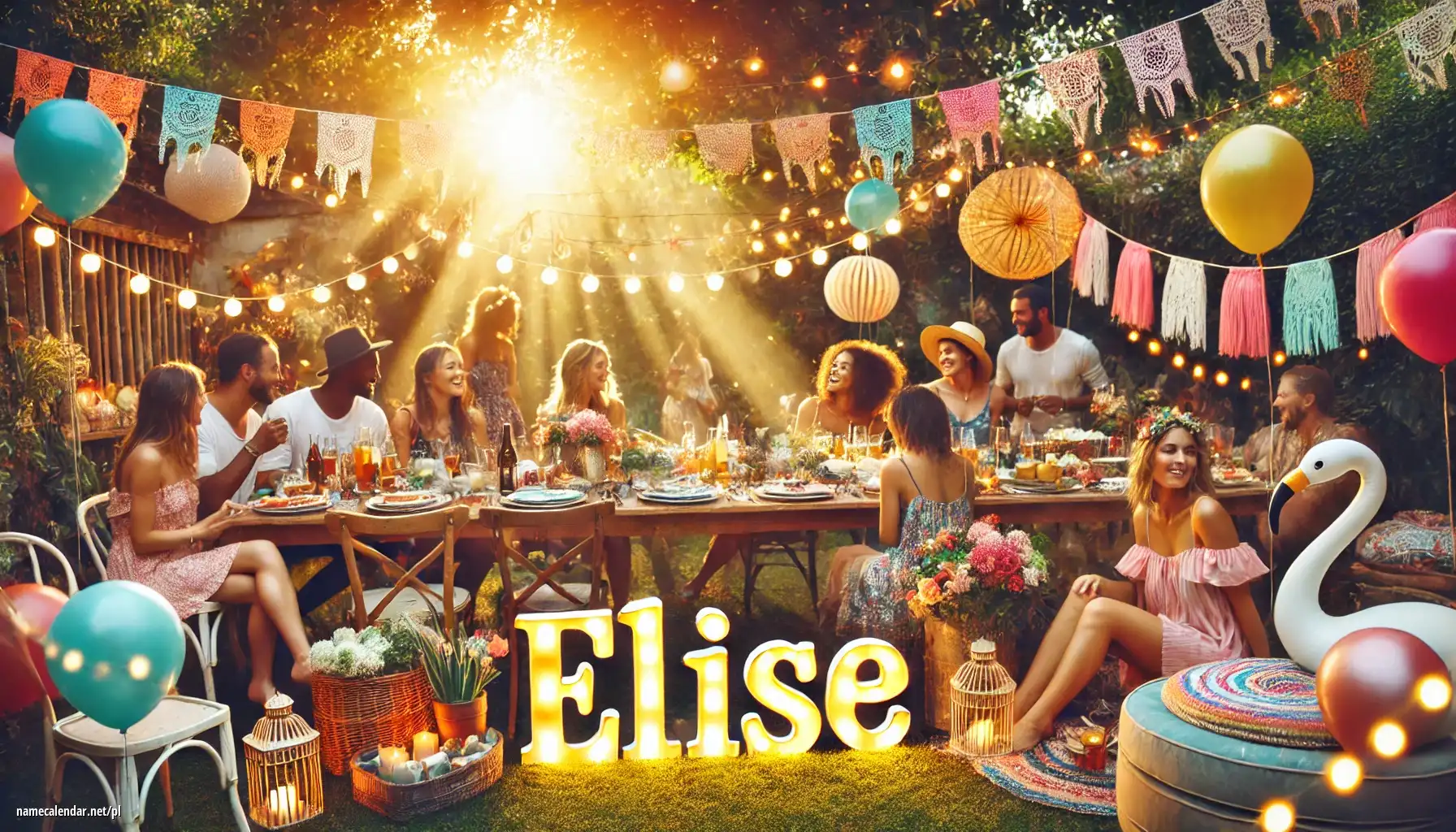 Uroczystość imieninowa i imieninowa - Elise