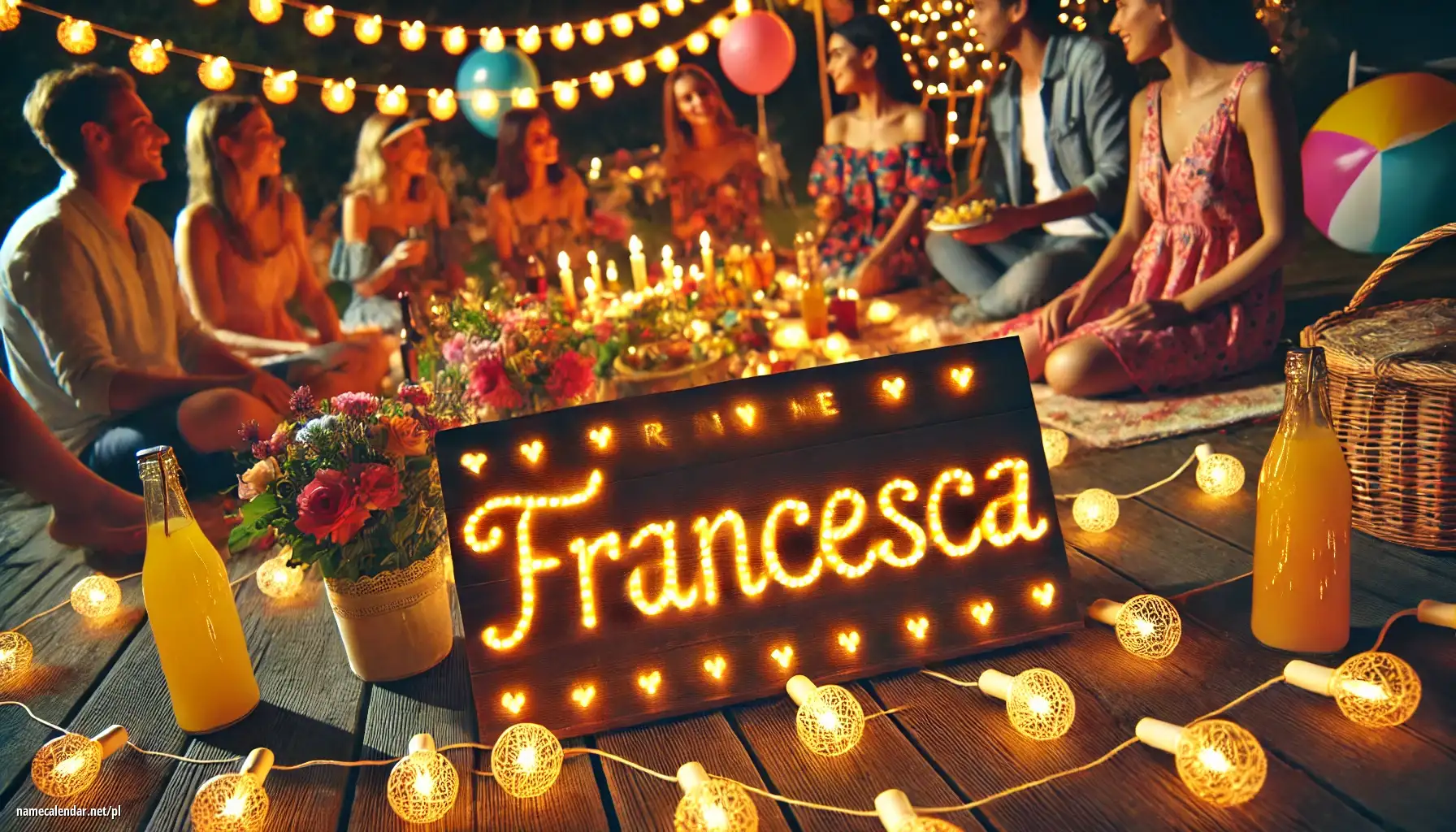 Uroczystość imieninowa i imieninowa - Francesca