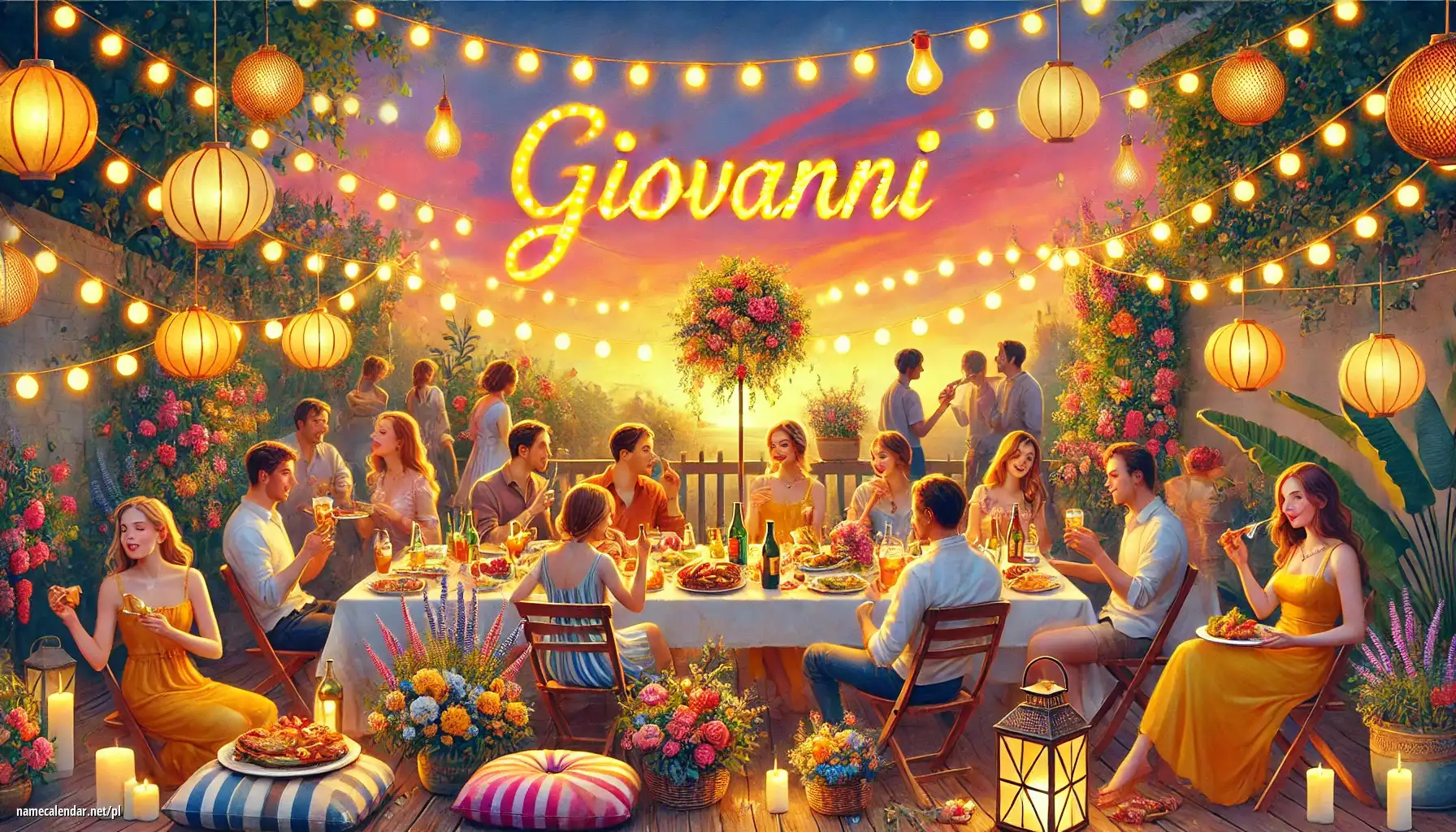 Uroczystość imieninowa i imieninowa - Giovanni