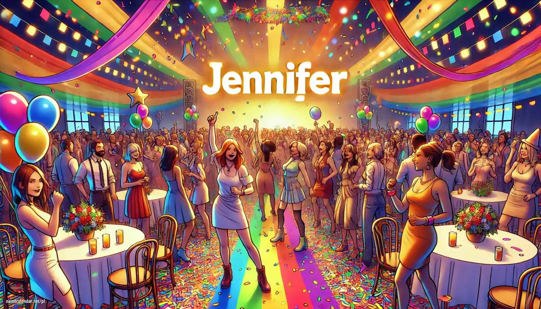 Uroczystość imieninowa i imieninowa - Jennifer