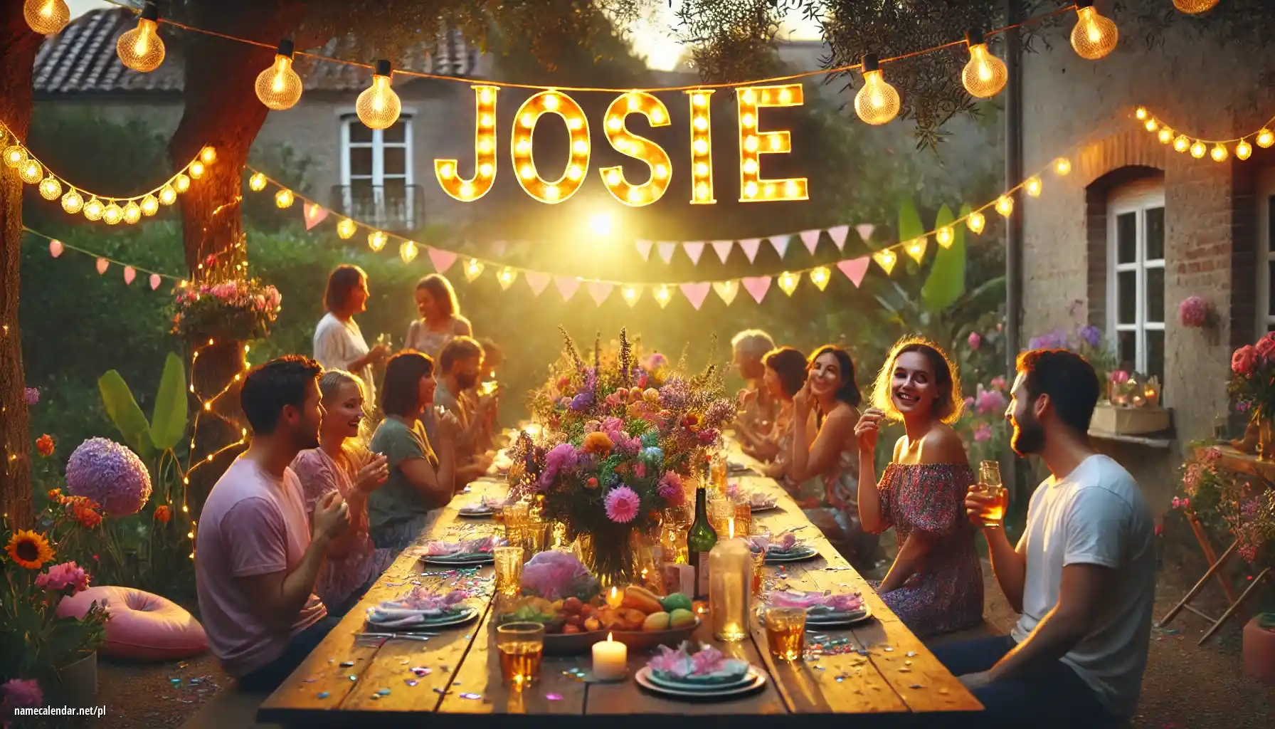 Uroczystość imieninowa i imieninowa - Josie