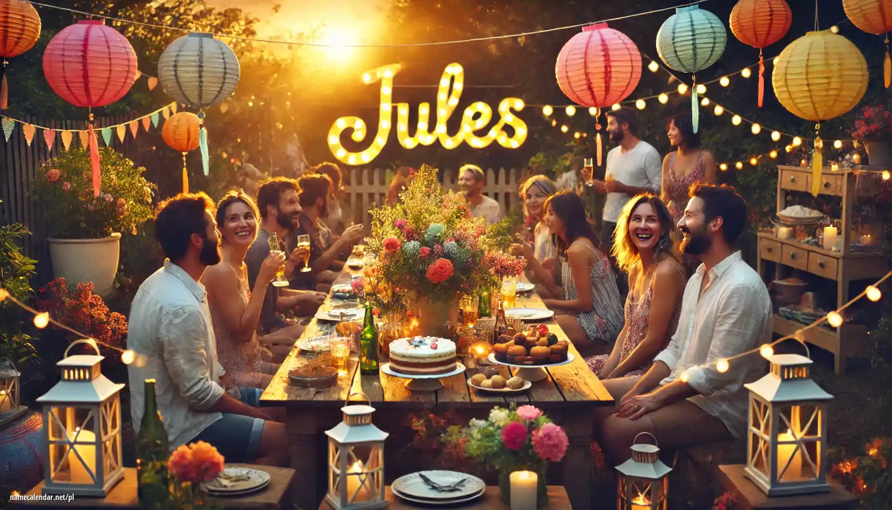 Uroczystość imieninowa i imieninowa - Jules