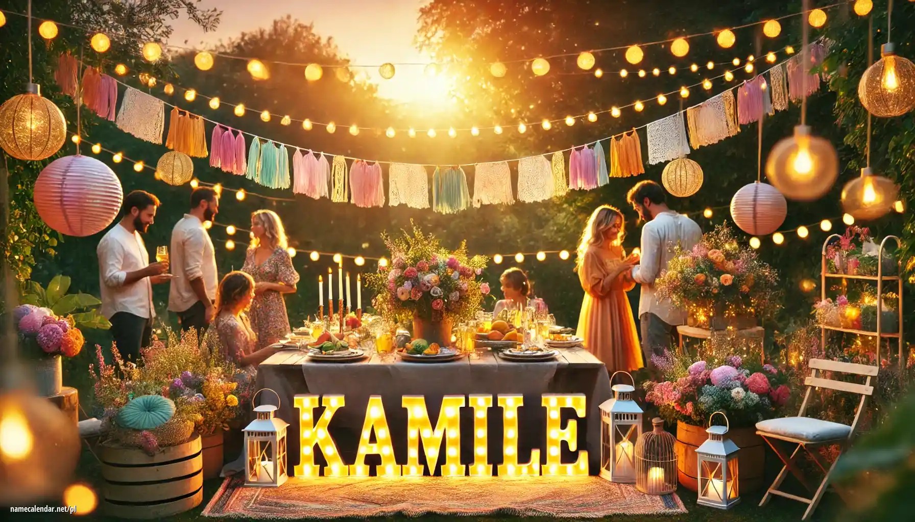Uroczystość imieninowa i imieninowa - Kamile