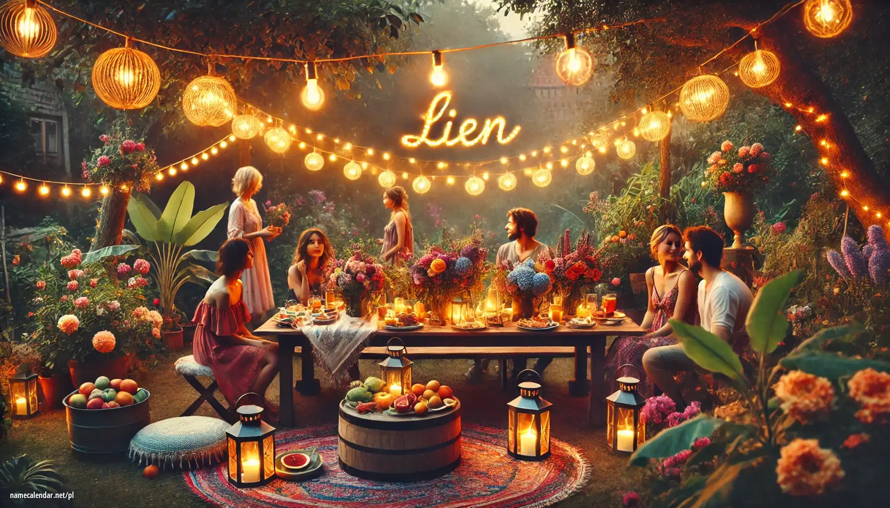 Uroczystość imieninowa i imieninowa - Lien