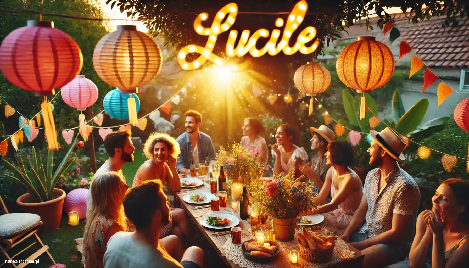 Uroczystość imieninowa i imieninowa - Lucile