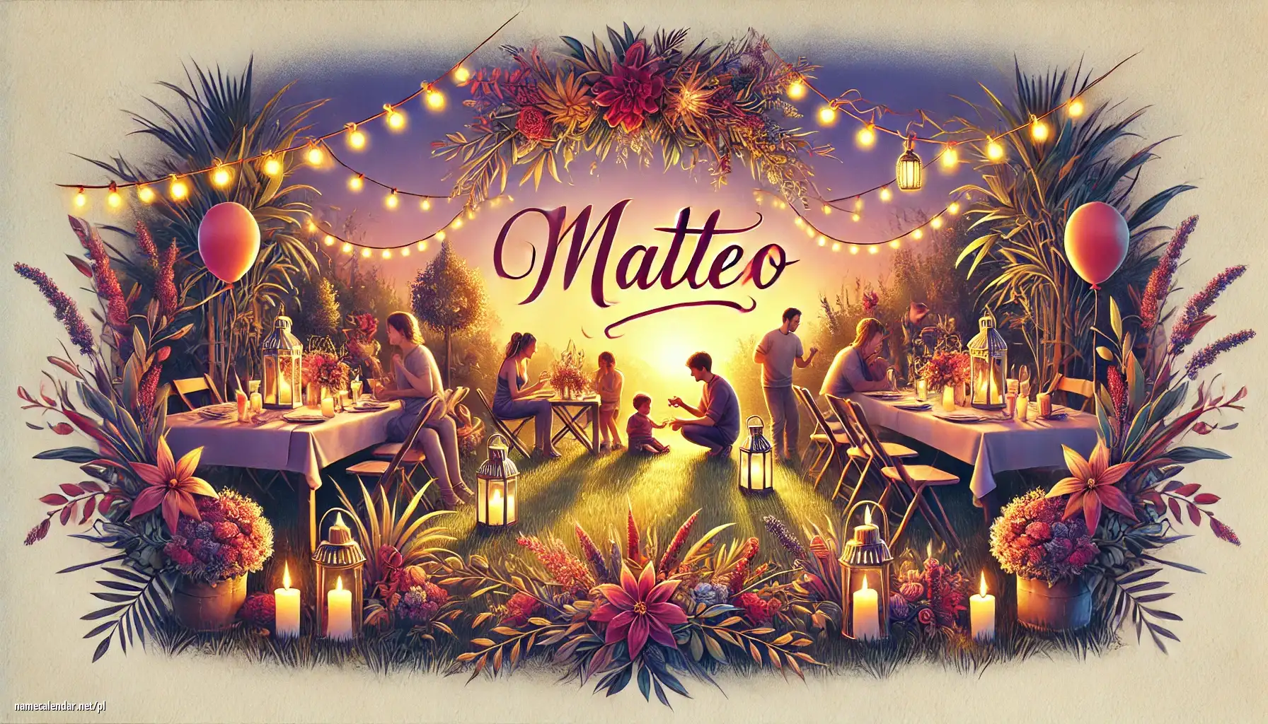 Uroczystość imieninowa i imieninowa - Matteo