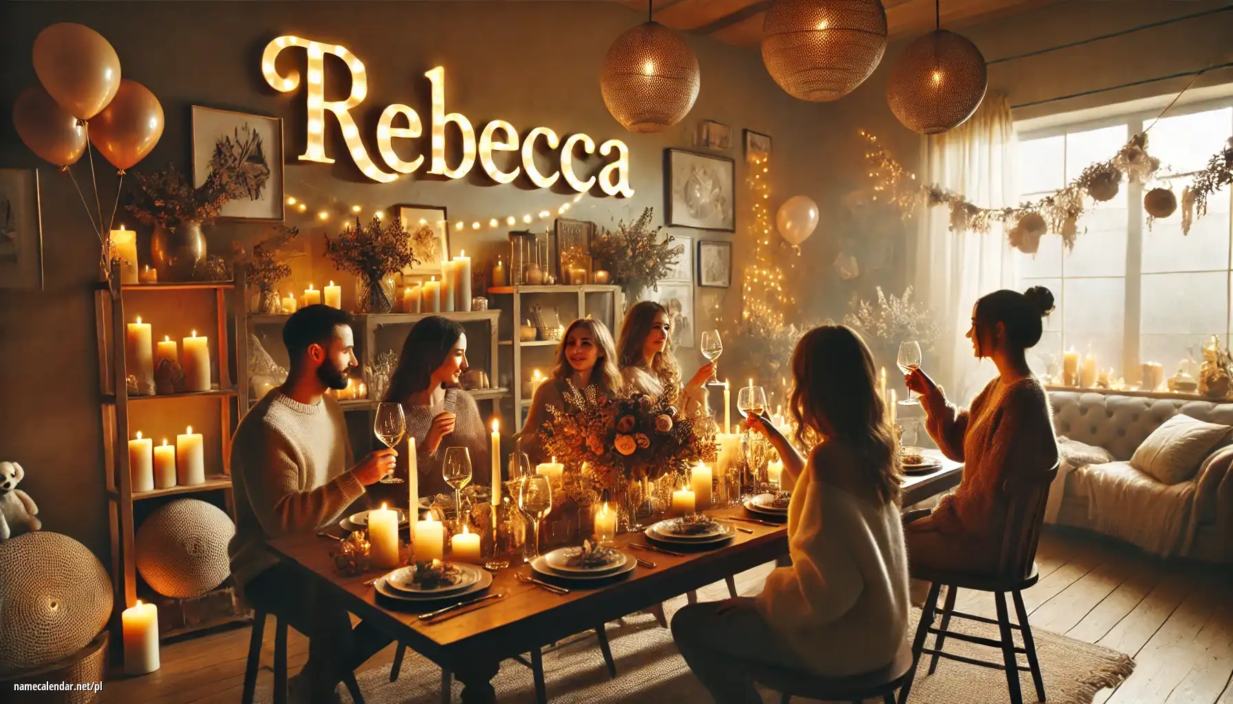 Uroczystość imieninowa i imieninowa - Rebecca