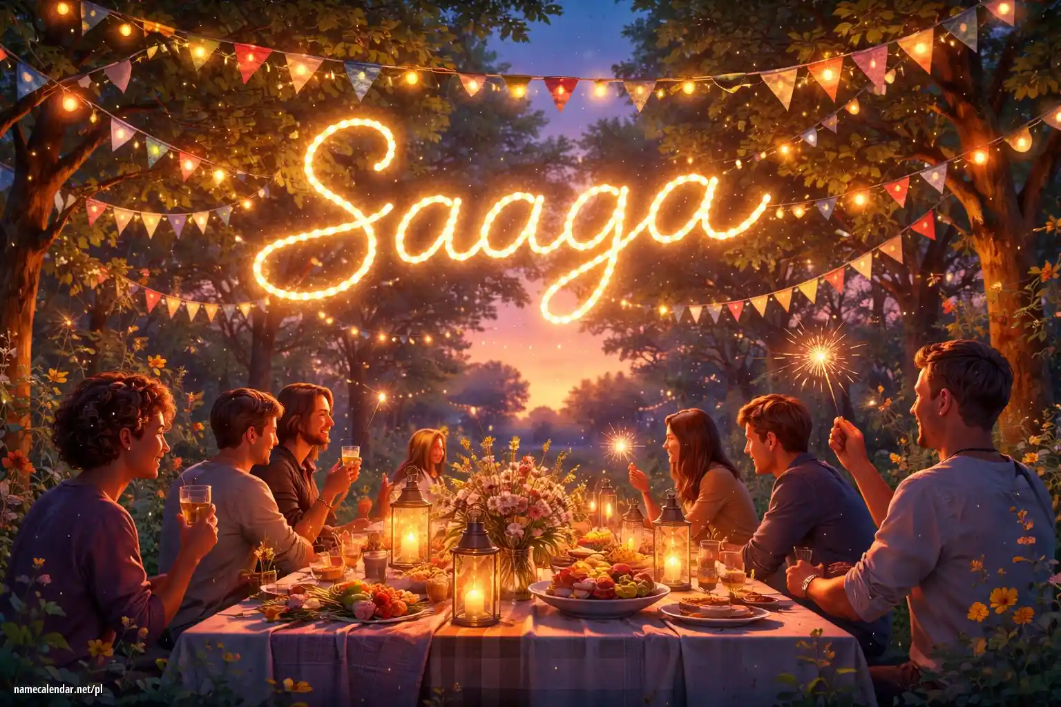 Uroczystość imieninowa i imieninowa - Saaga
