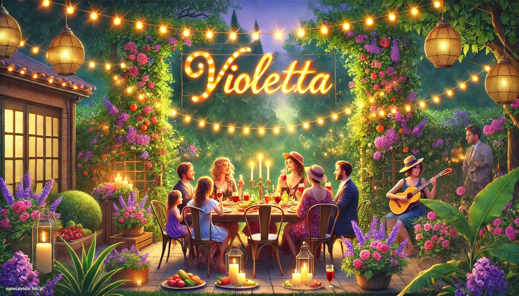Uroczystość imieninowa i imieninowa - Violetta