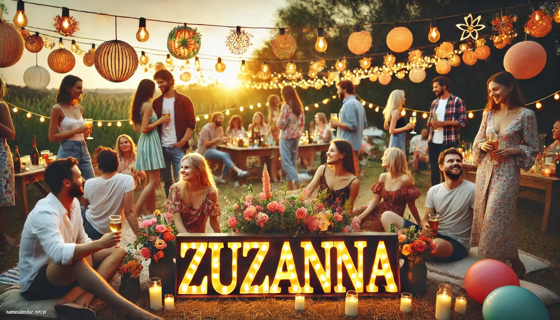 Uroczystość imieninowa i imieninowa - Zuzanna