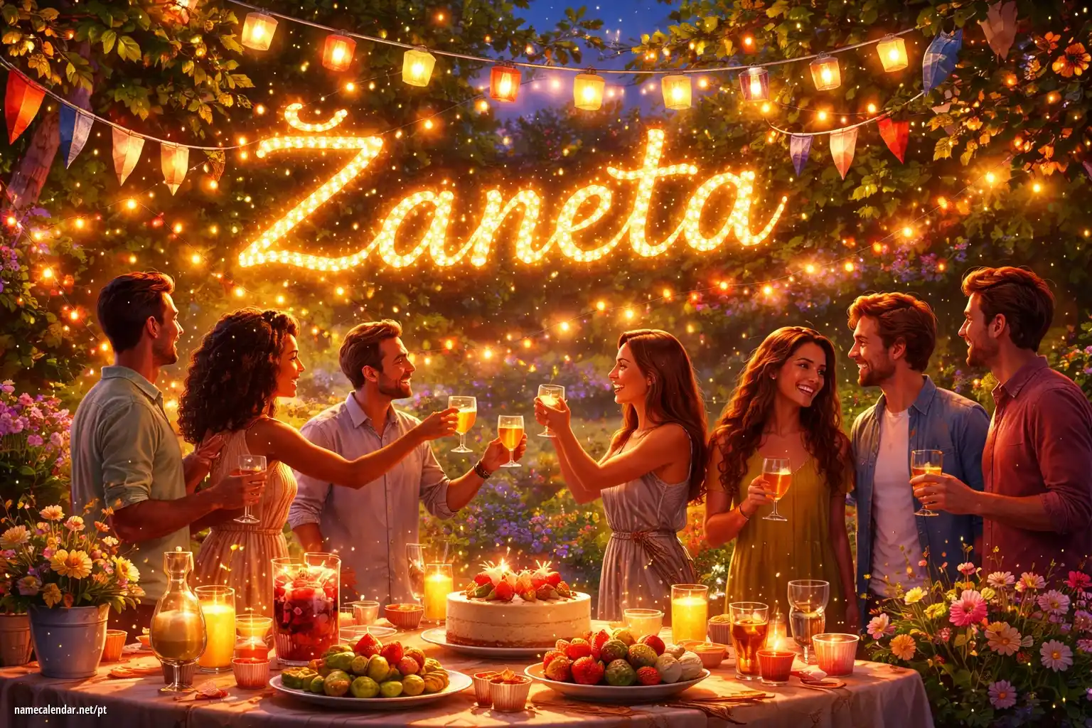 Celebração do dia do nome e nome - Žaneta