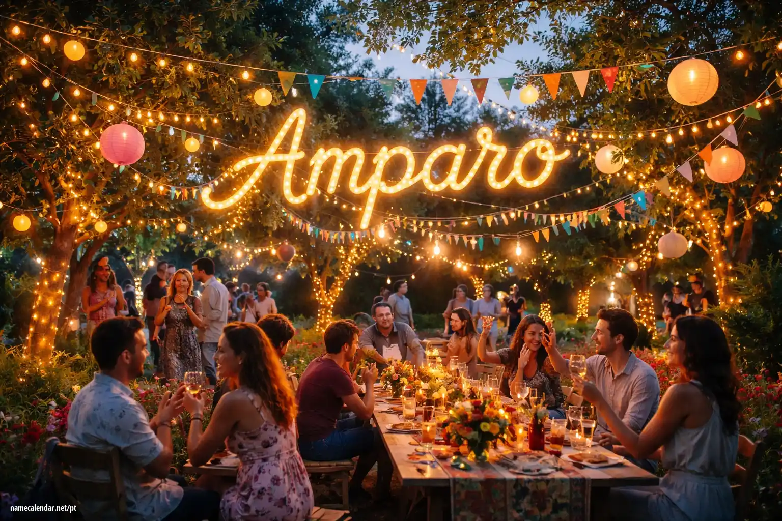 Celebração do dia do nome e nome - Amparo