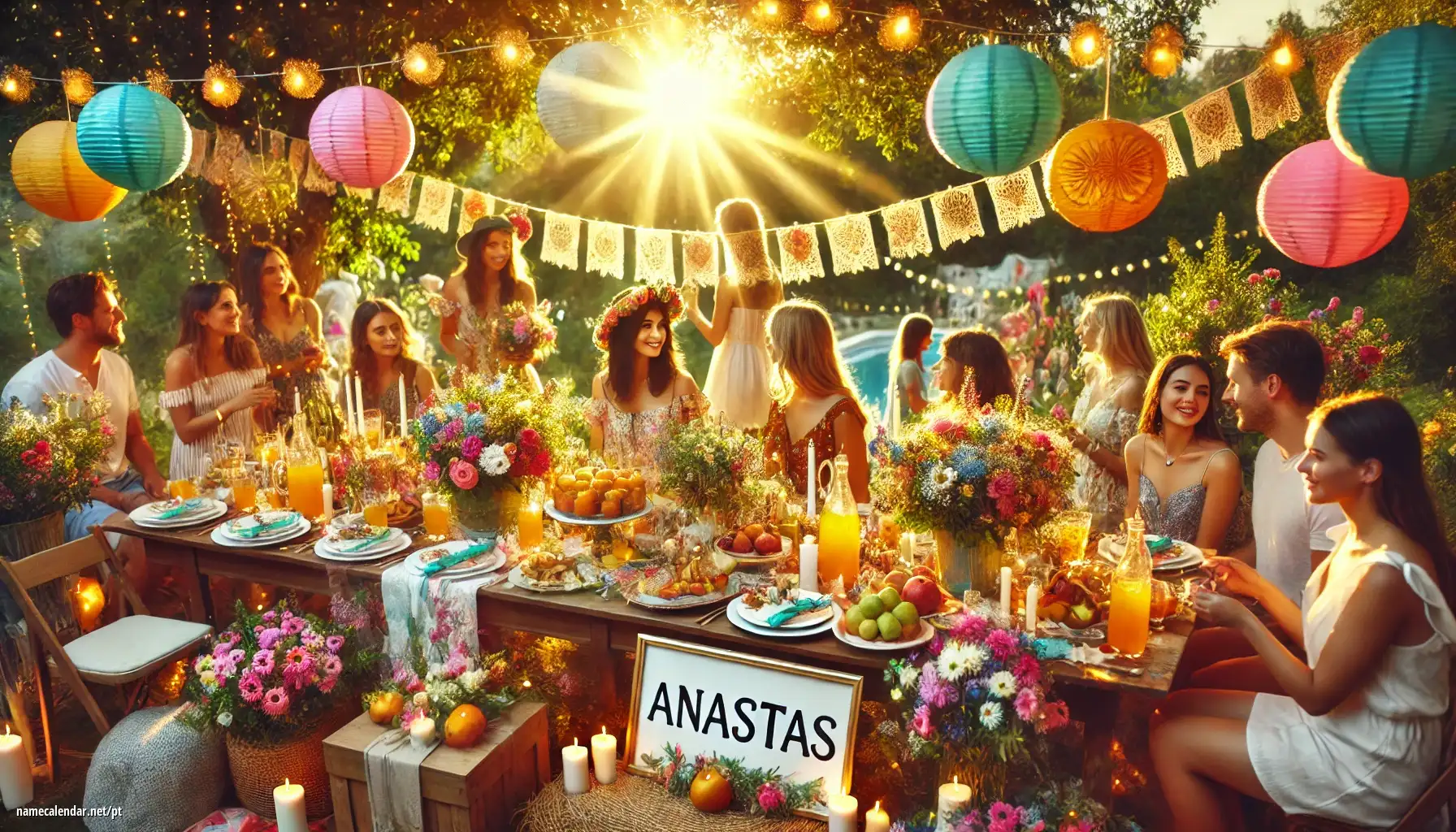 Celebração do dia do nome e nome - Anastas