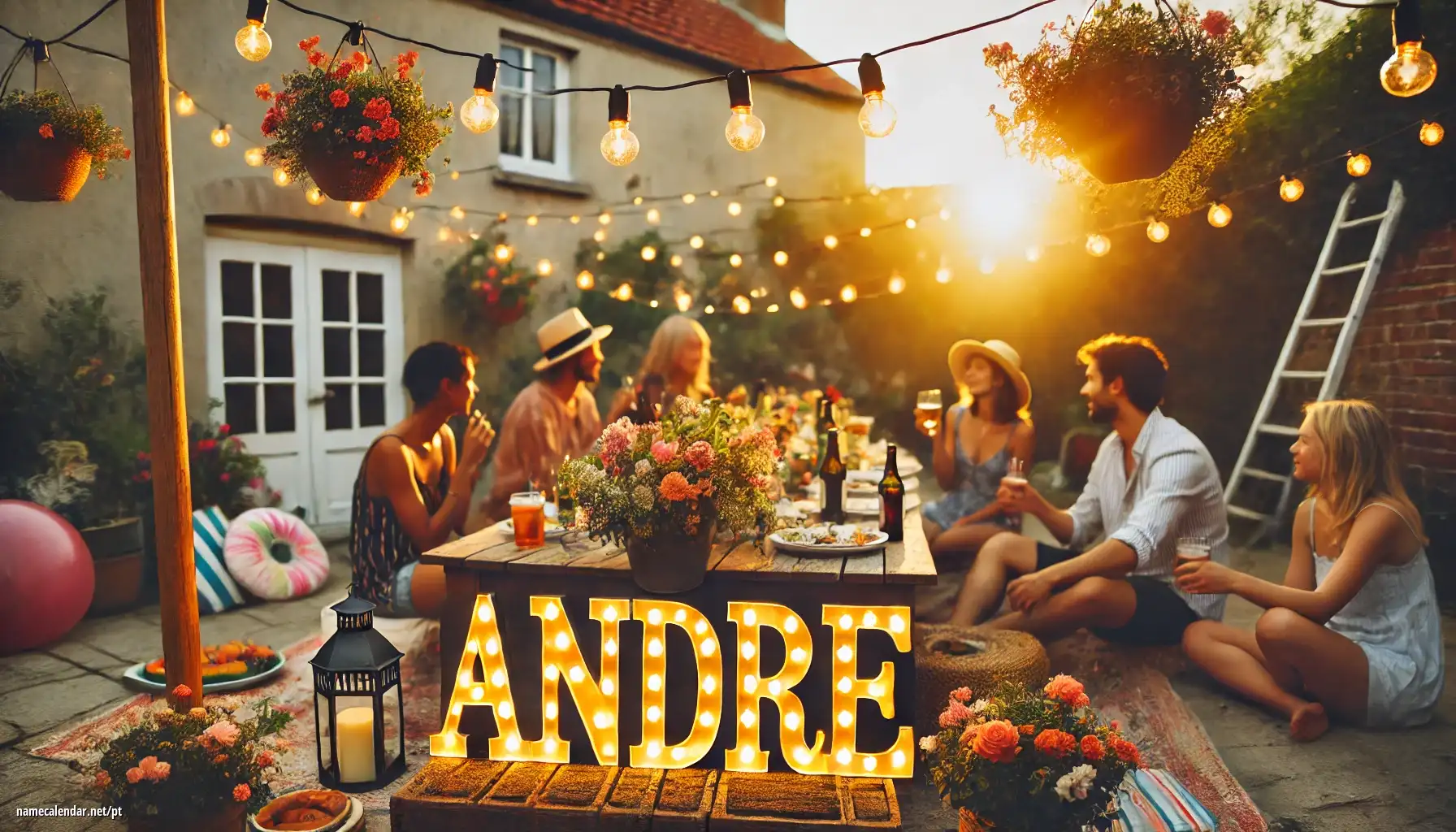 Celebração do dia do nome e nome - André