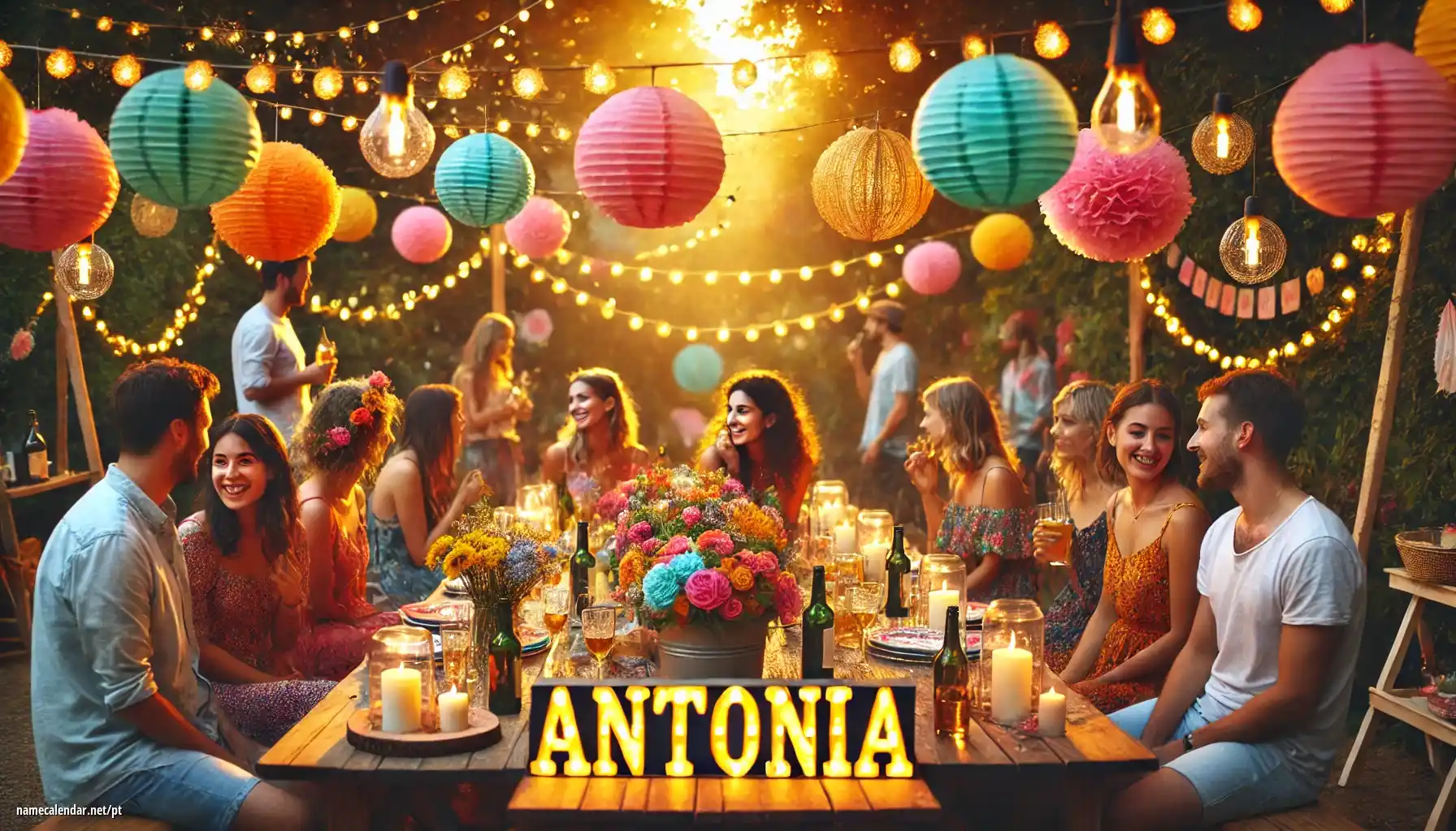 Celebração do dia do nome e nome - Antónia