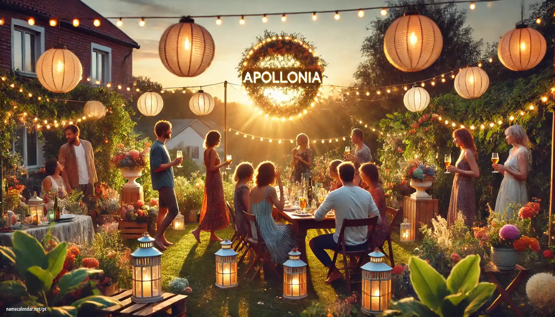 Celebração do dia do nome e nome - Apollonia