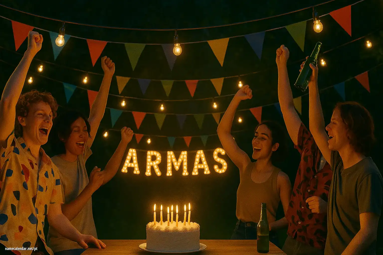 Celebração do dia do nome e nome - Armas