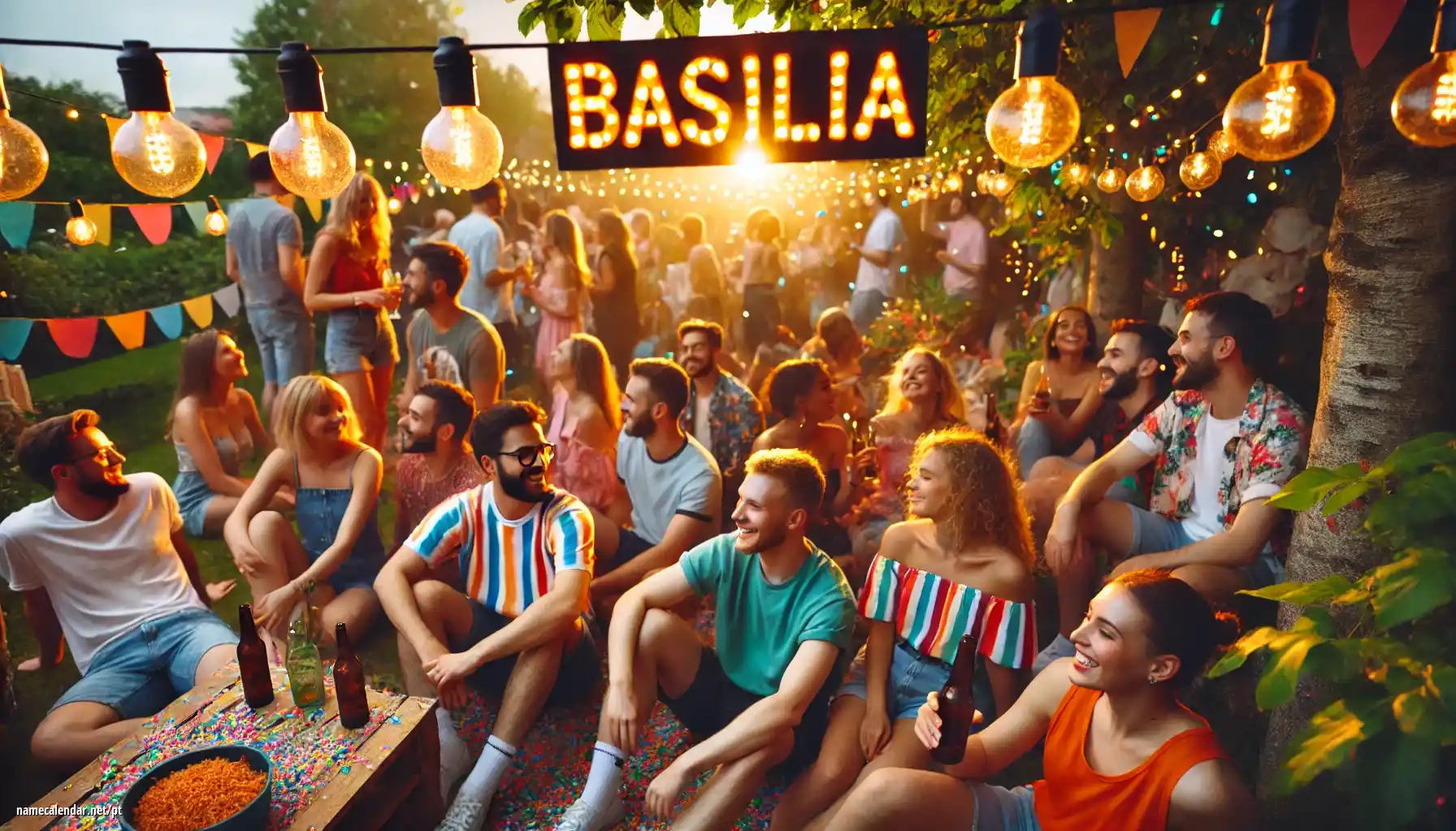 Celebração do dia do nome e nome - Basilia