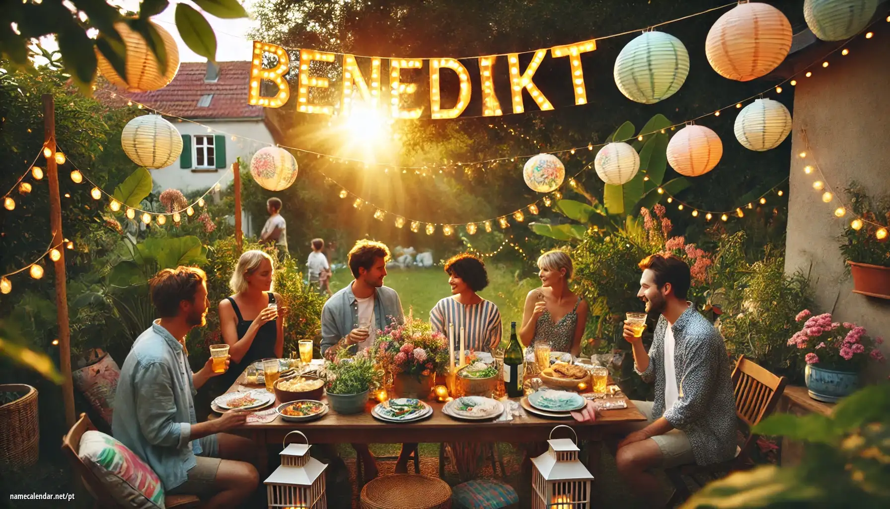 Celebração do dia do nome e nome - Benedikt
