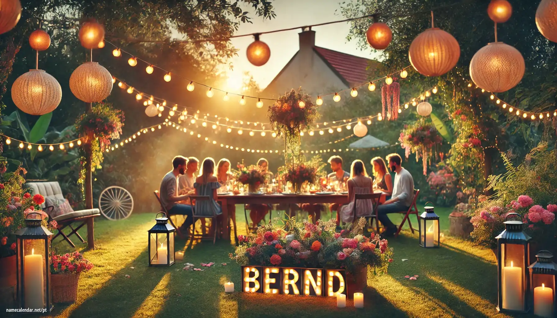 Celebração do dia do nome e nome - Bernd