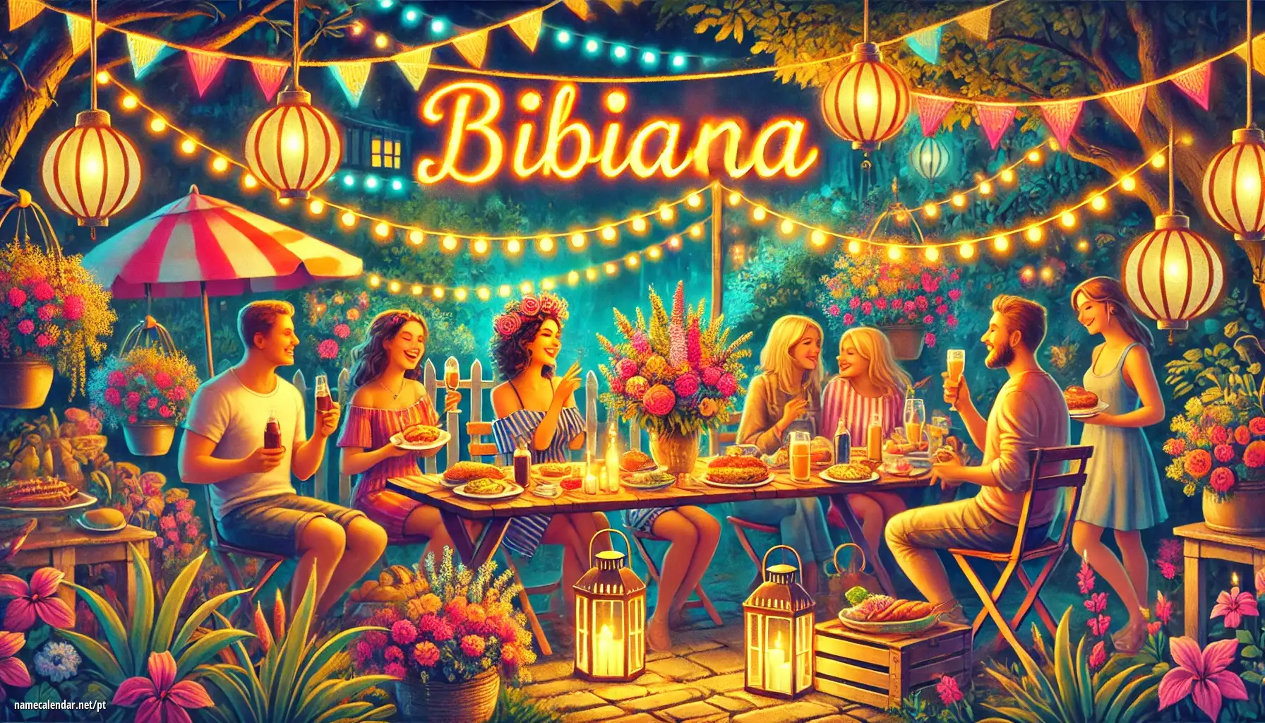 Celebração do dia do nome e nome - Bibiana