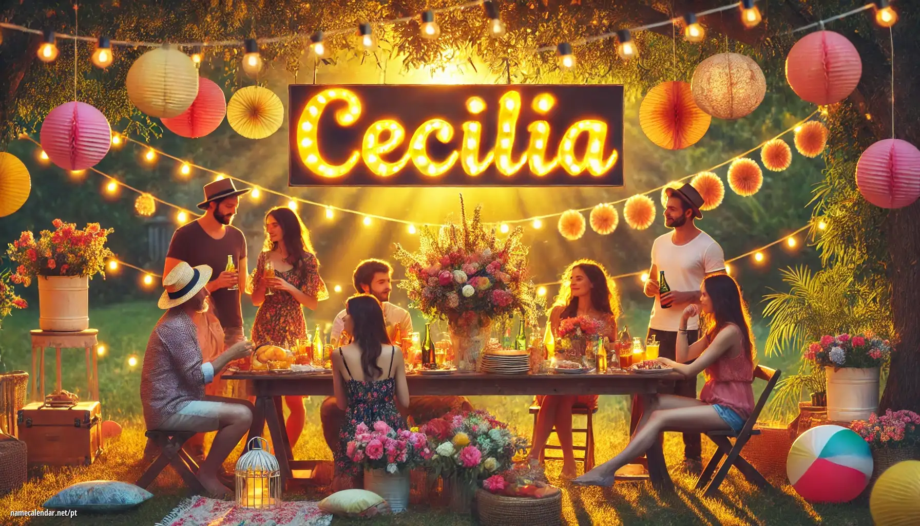 Celebração do dia do nome e nome - Cecília