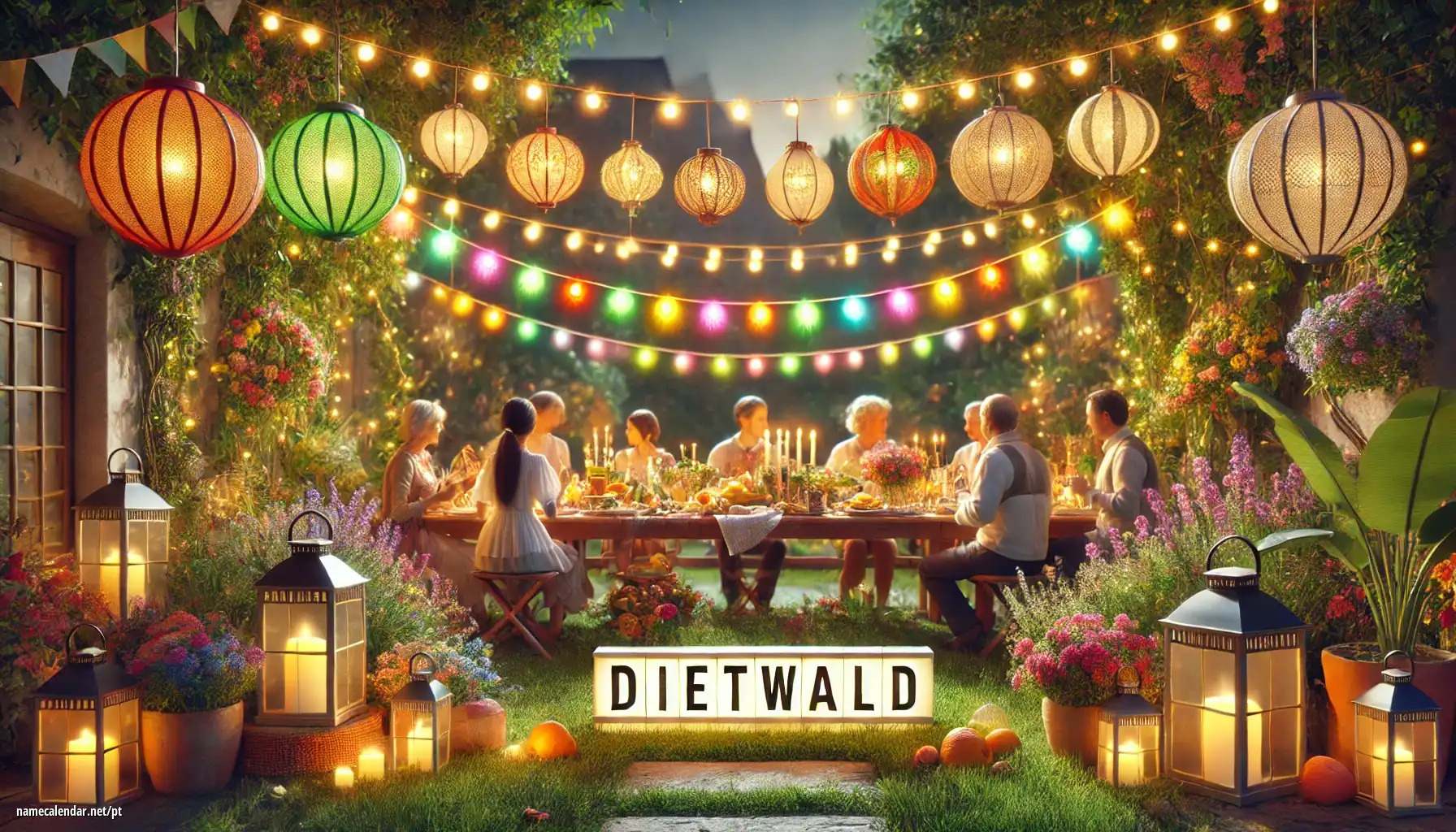 Celebração do dia do nome e nome - Dietwald