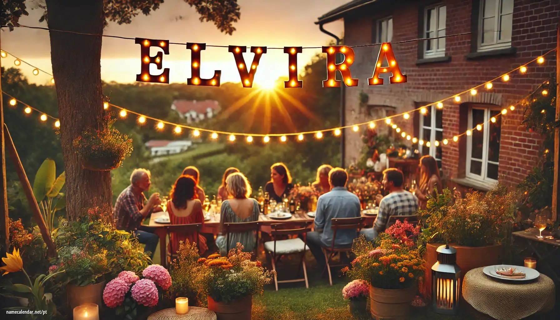 Celebração do dia do nome e nome - Elvíra