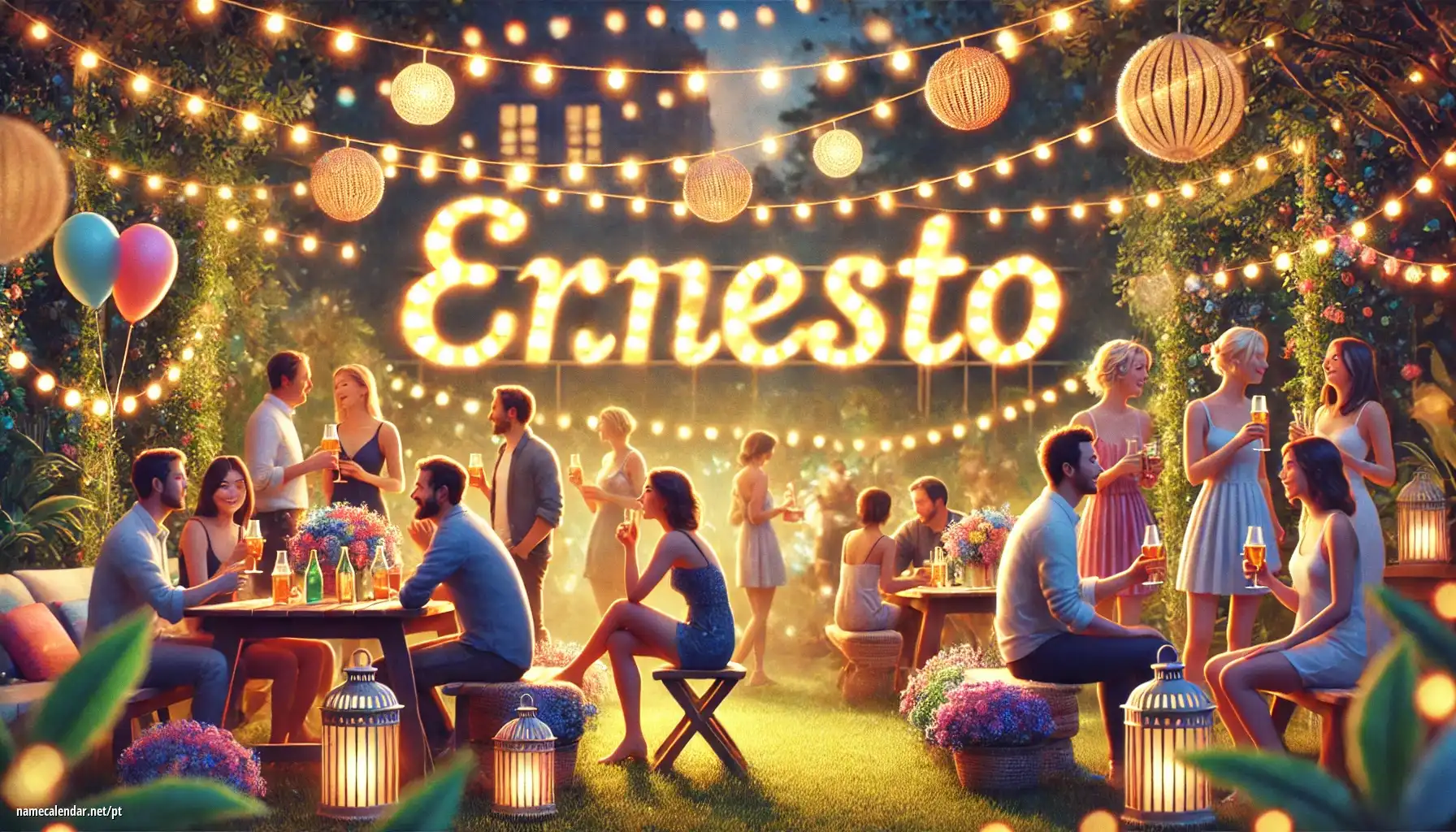 Celebração do dia do nome e nome - Ernesto