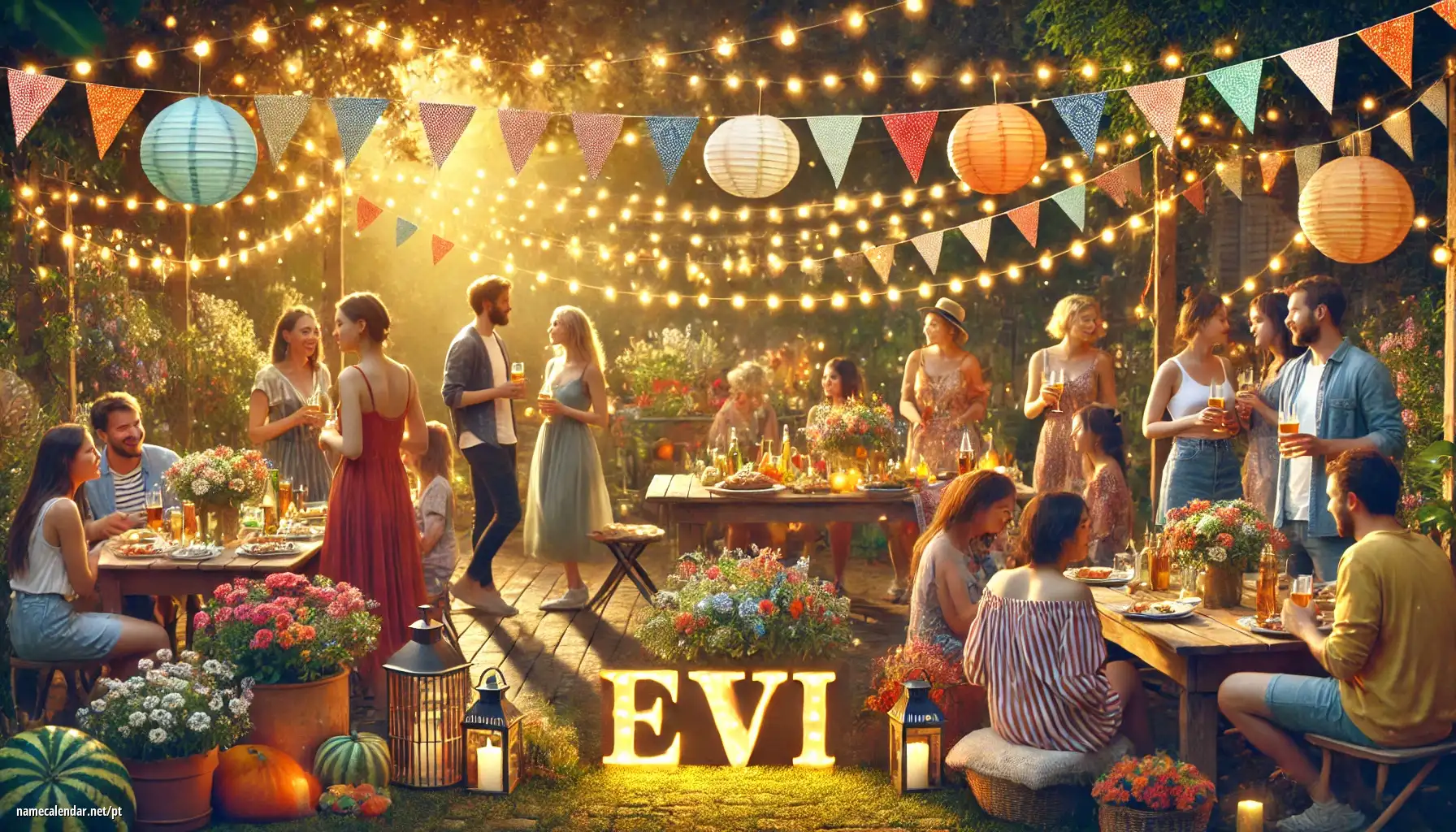 Celebração do dia do nome e nome - Evi