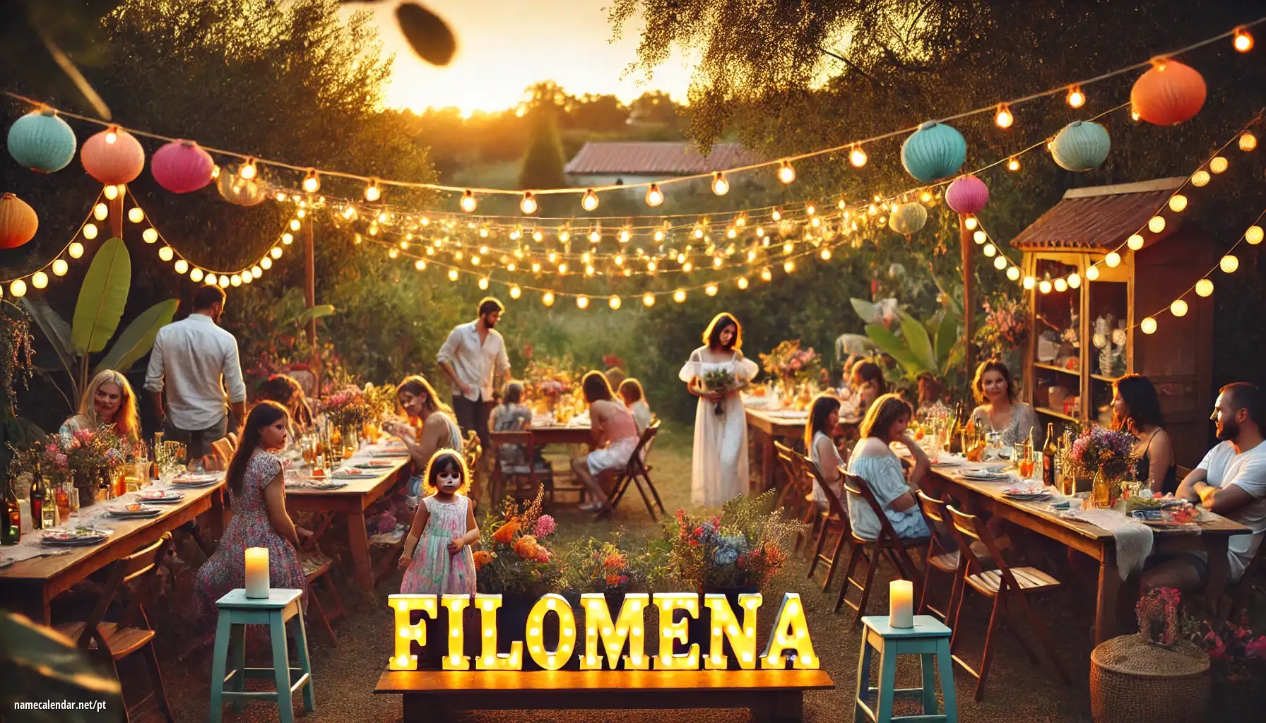 Celebração do dia do nome e nome - Filoména