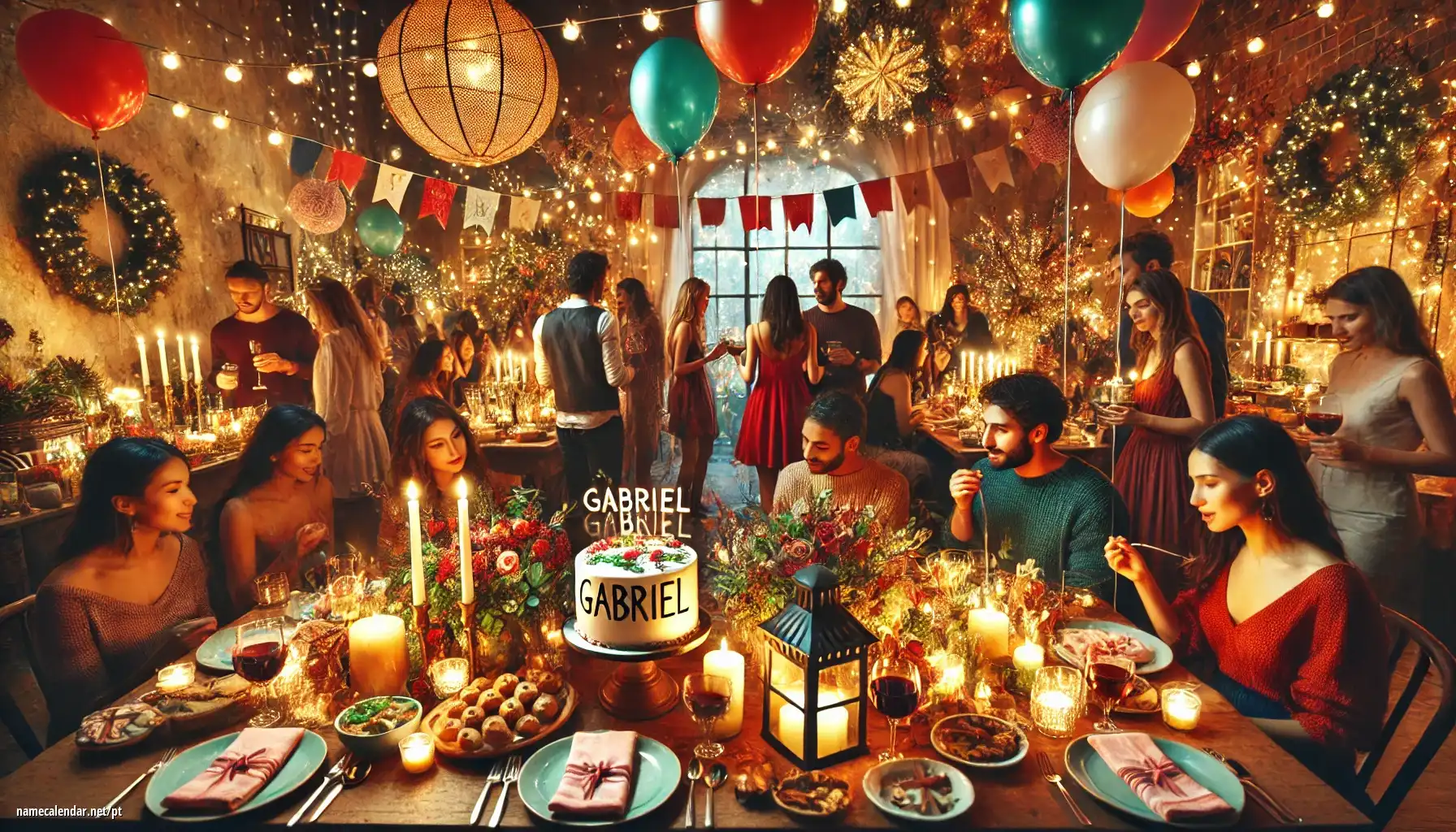 Celebração do dia do nome e nome - Gabriel