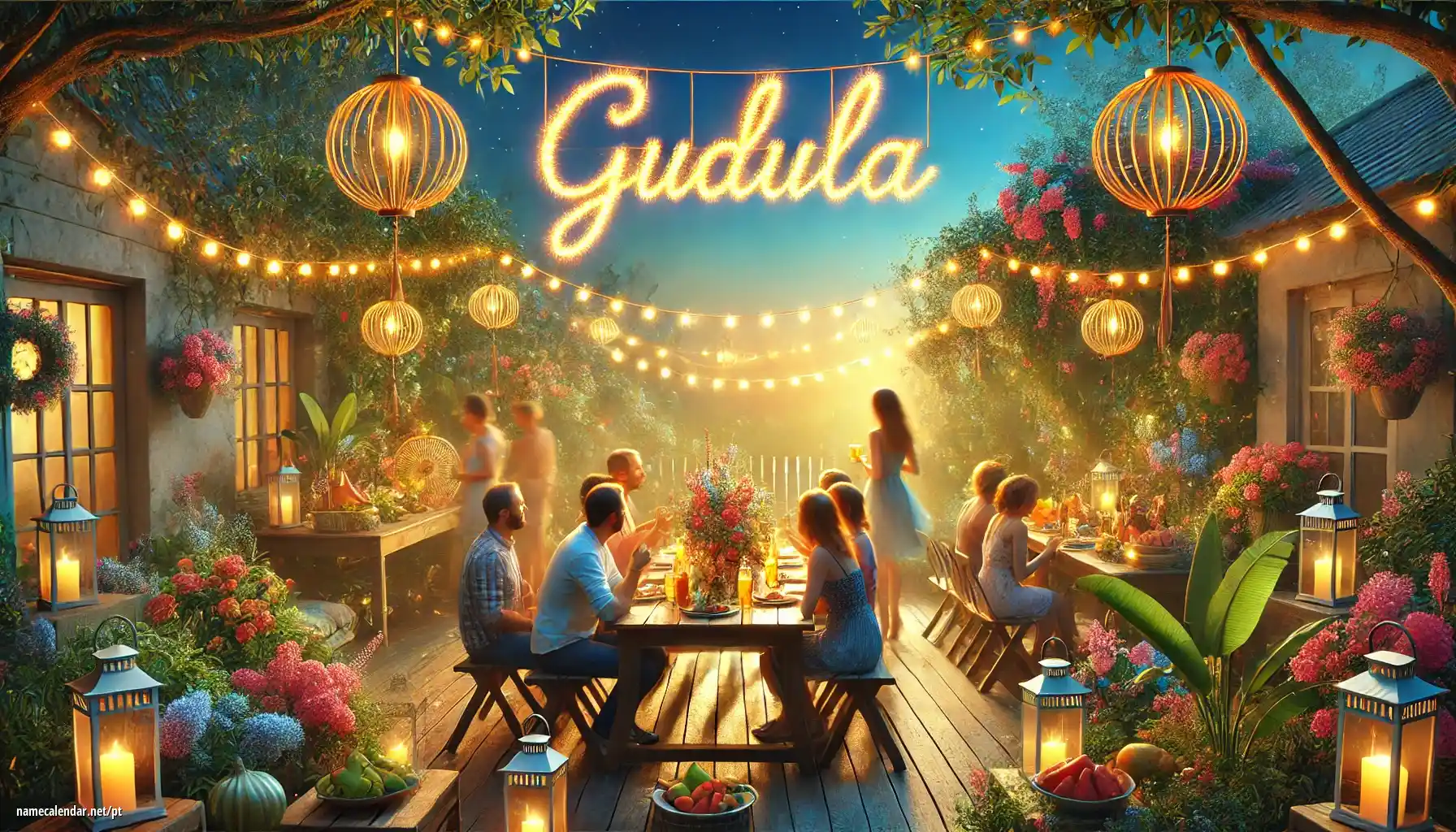 Celebração do dia do nome e nome - Gudula