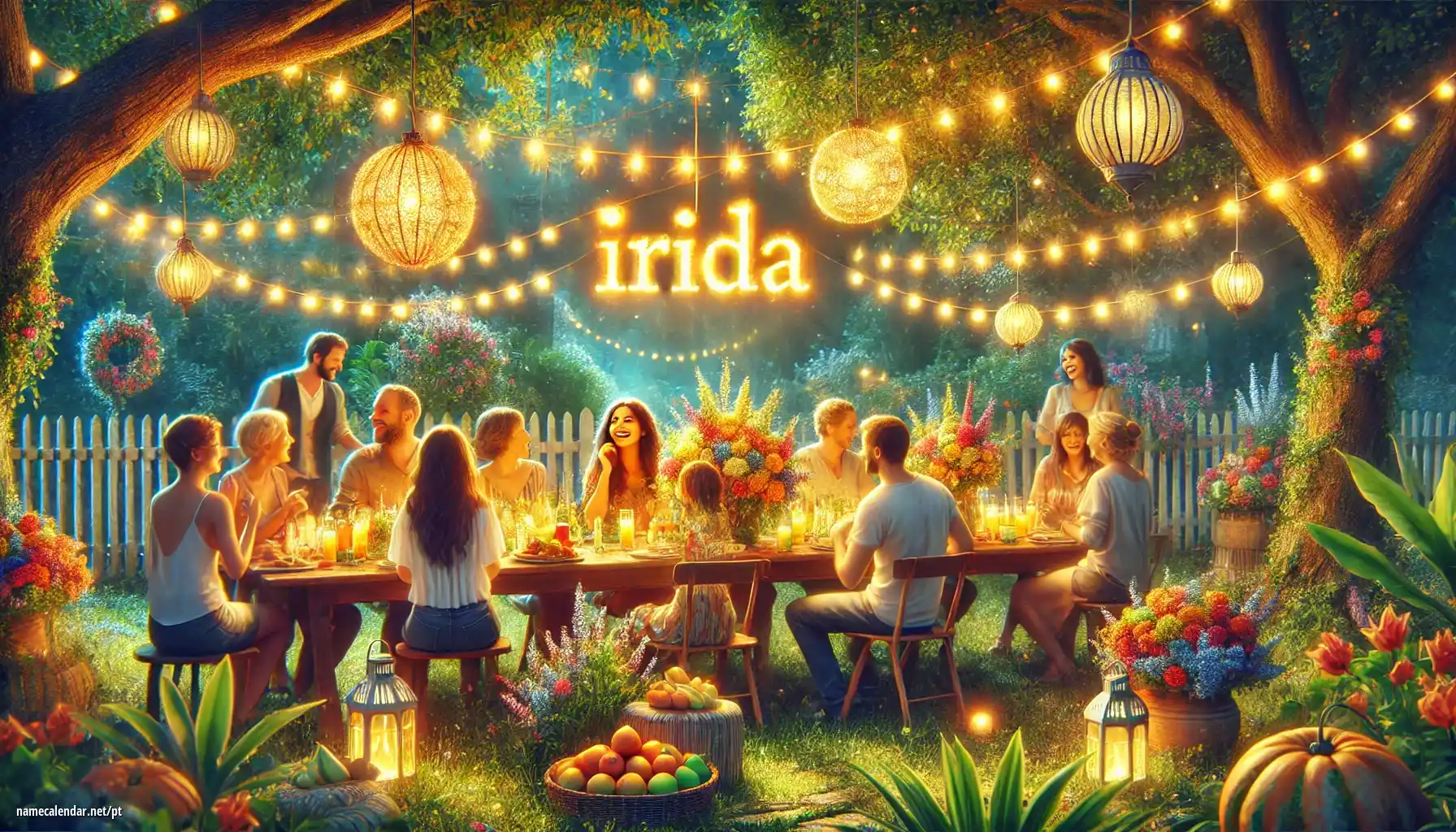 Celebração do dia do nome e nome - Irida