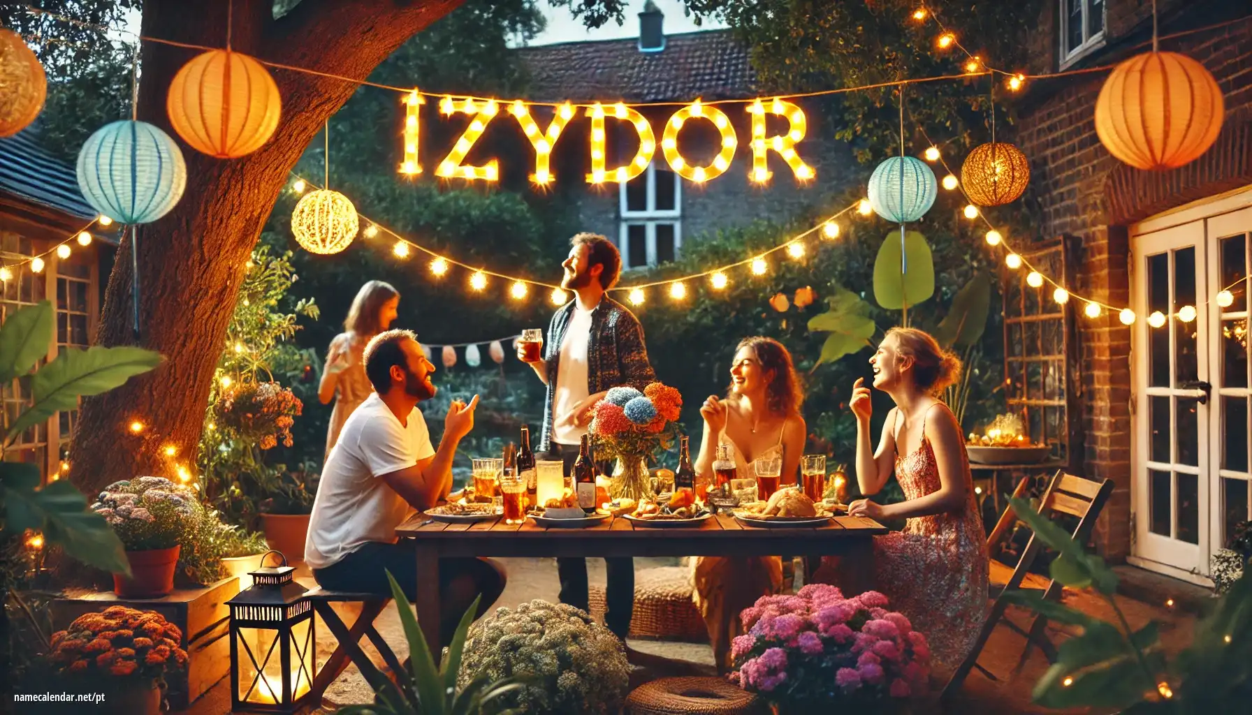 Celebração do dia do nome e nome - Izydor