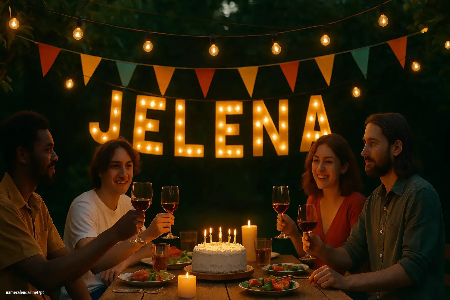 Celebração do dia do nome e nome - Jelena