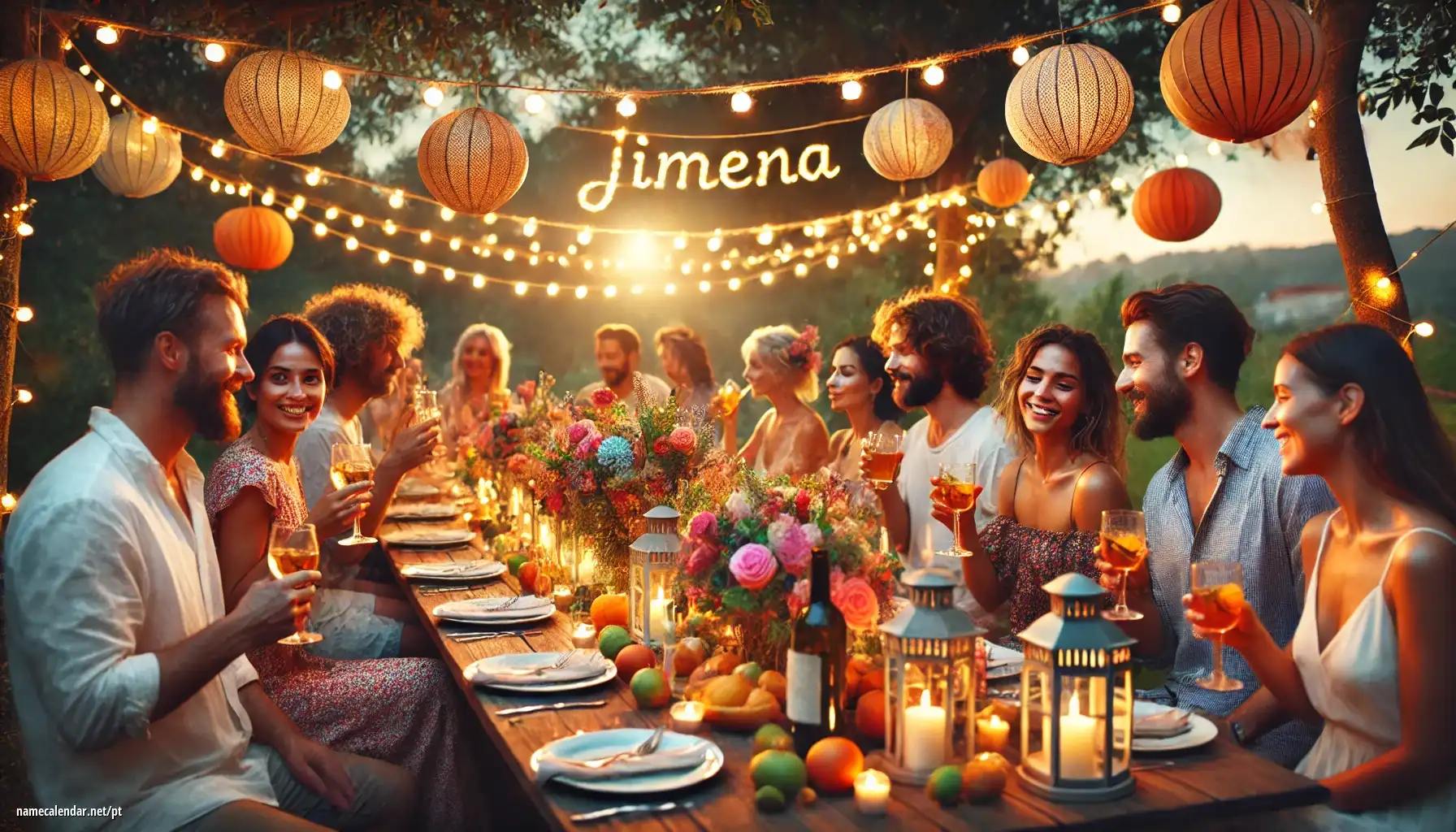 Celebração do dia do nome e nome - Jimena